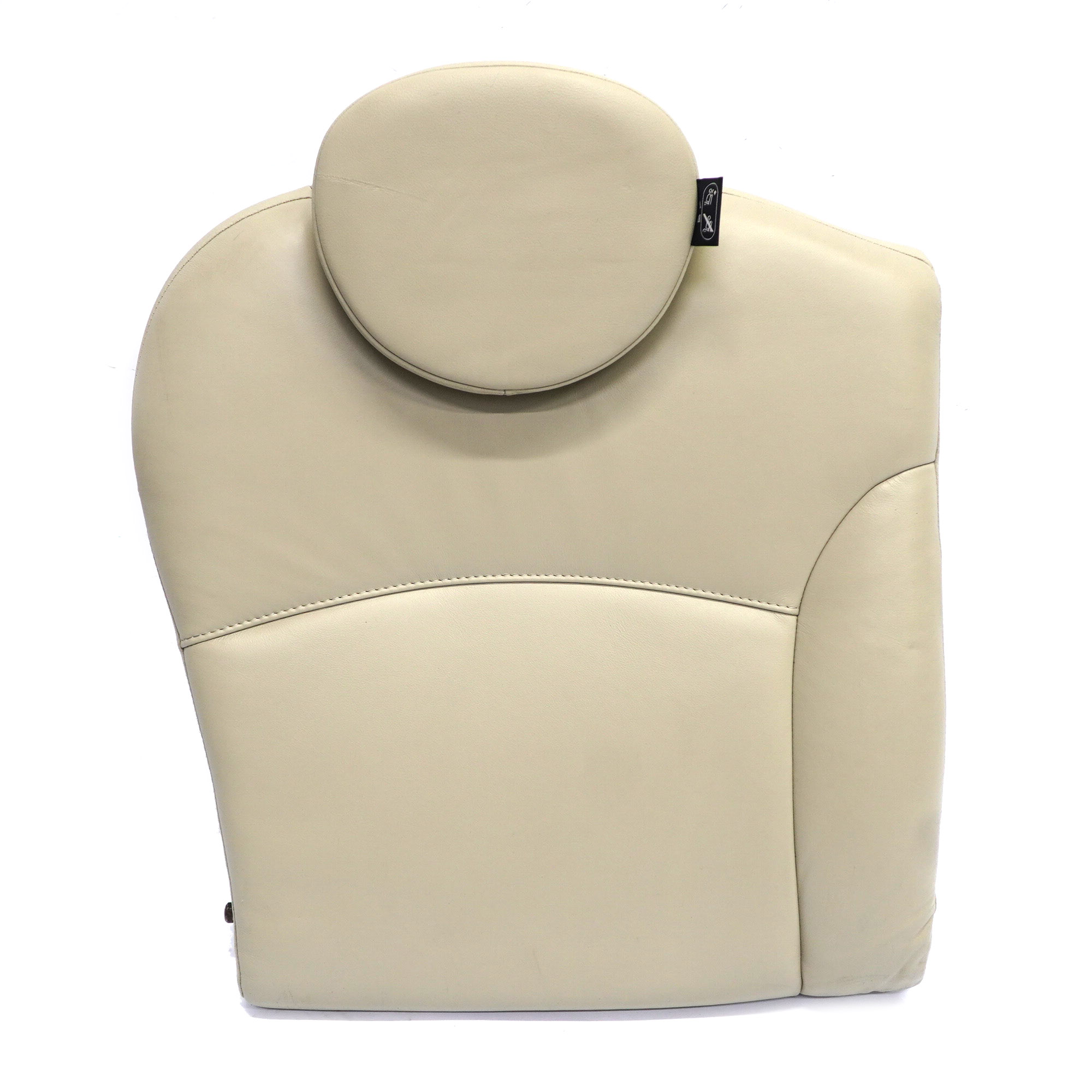 Mini R55 R56 LCI Rear Seat Right O/S Backrest Leather Back Cover Polar Beige