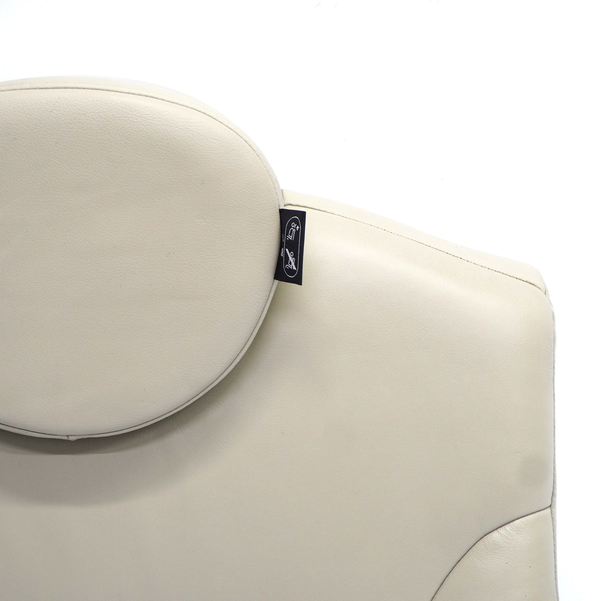 Mini R55 R56 LCI Rear Seat Right O/S Backrest Leather Back Cover Polar Beige