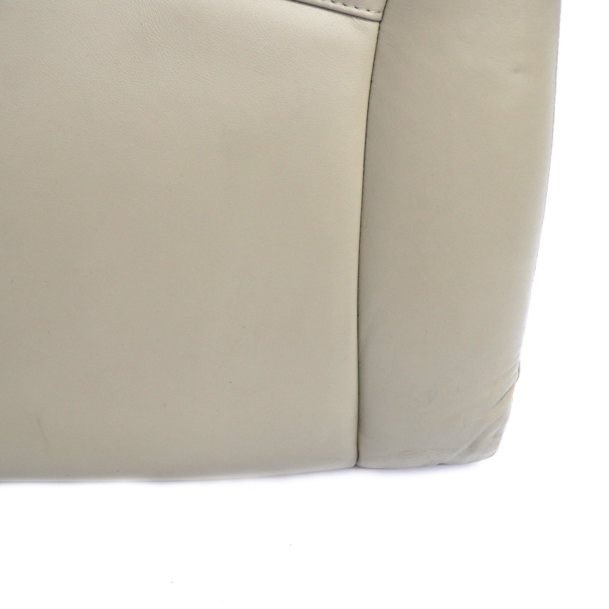 Mini R55 R56 LCI Rear Seat Right O/S Backrest Leather Back Cover Polar Beige