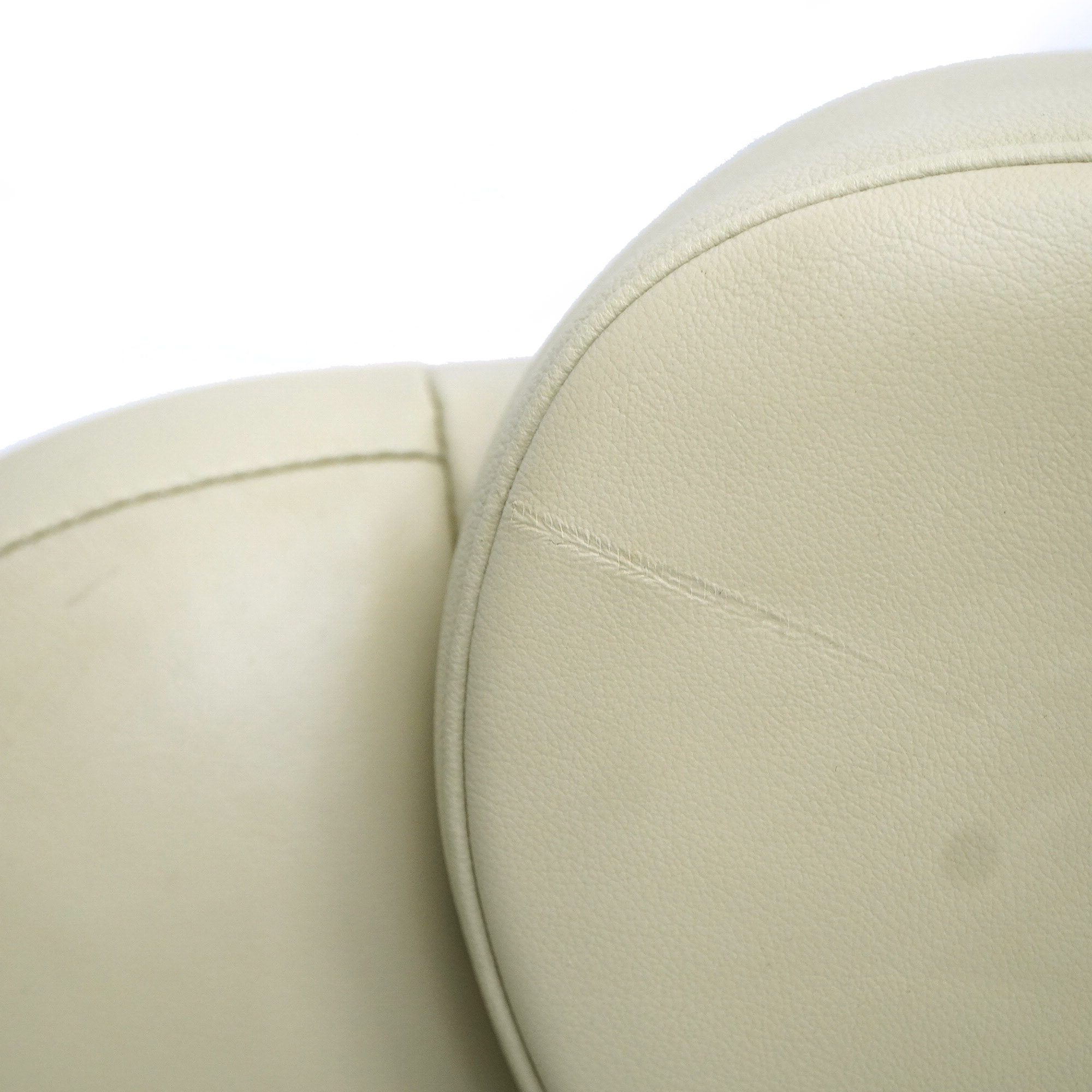 Mini R55 R56 LCI Rear Seat Right O/S Backrest Leather Back Cover Polar Beige