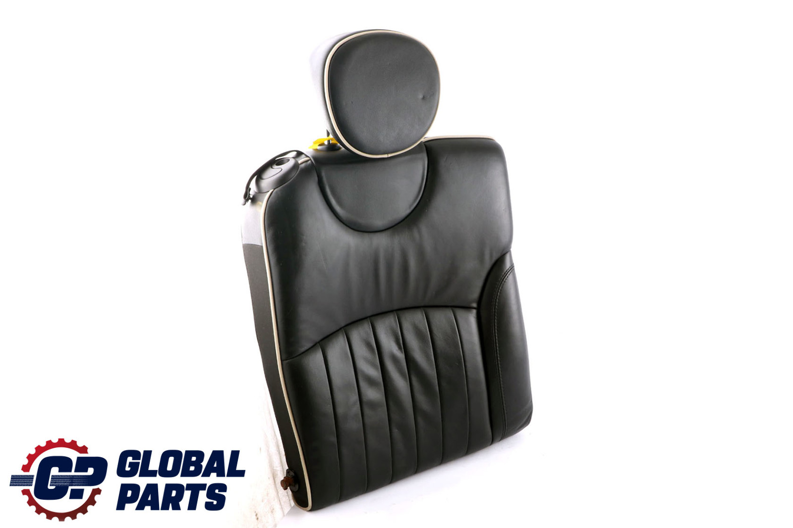 Mini Cabrio R57 Rear Right Seat O/S Leather Backrest Carbon Black