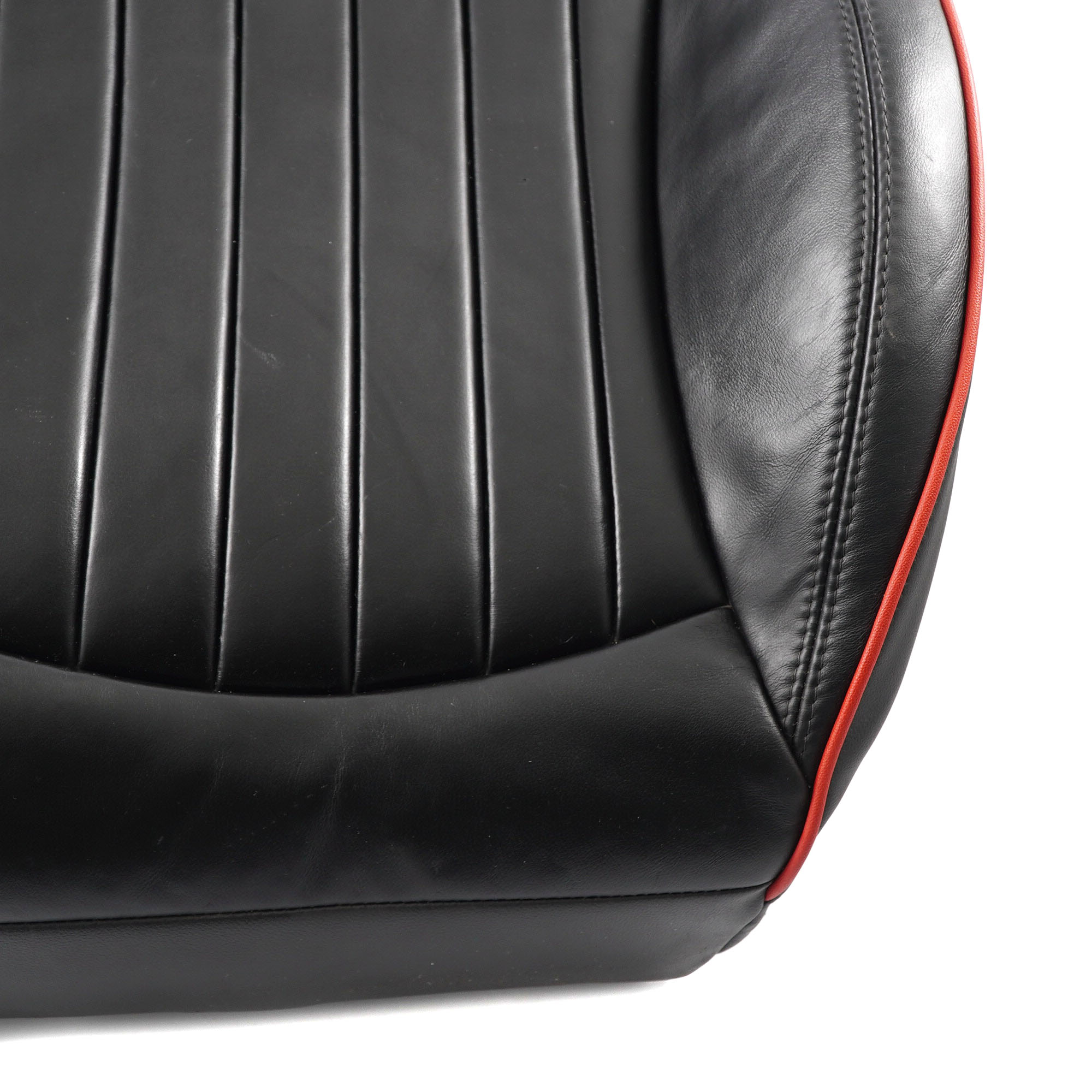 Seat Backrest Heated Mini R56 R57 Front Right O/S JCW Sport Cover Leather Black