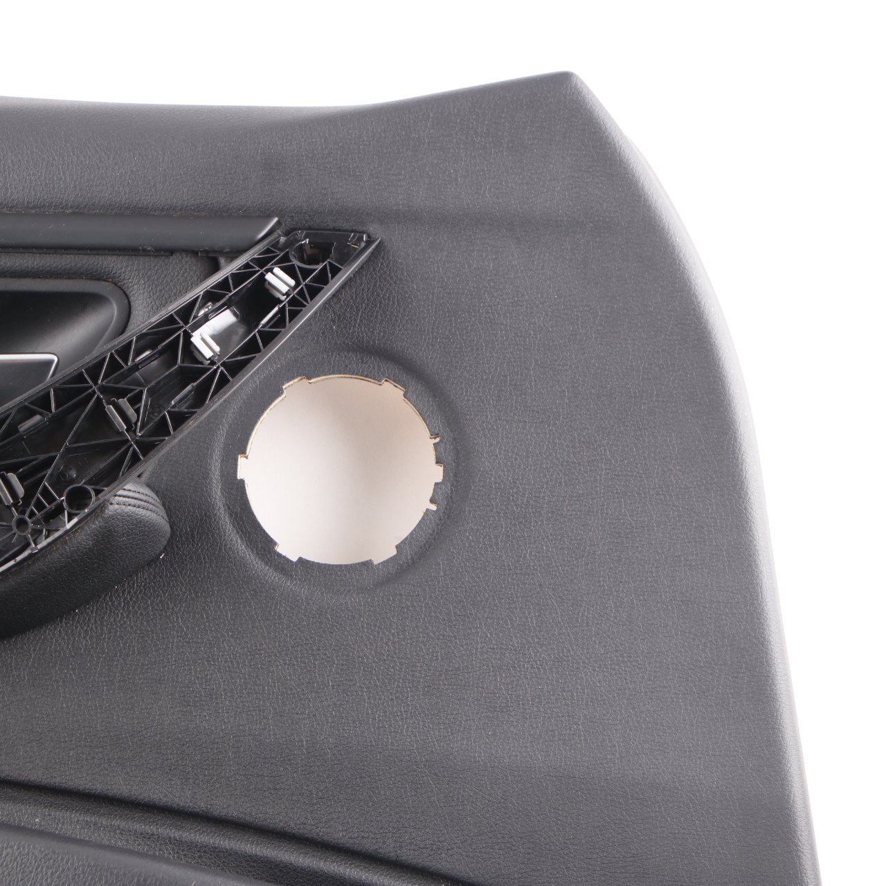 BMW F30 F31 Carte Porte Avant Gauche Panneau de Revêtement Couverture Cuir Noir