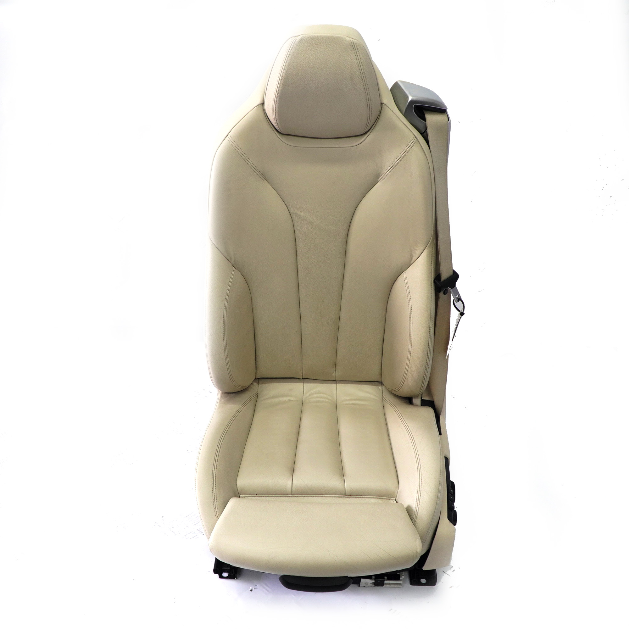 Front Seat BMW F12 F13 M-Sport Heated Left N/S Leather Elfenbein Weiss Memory