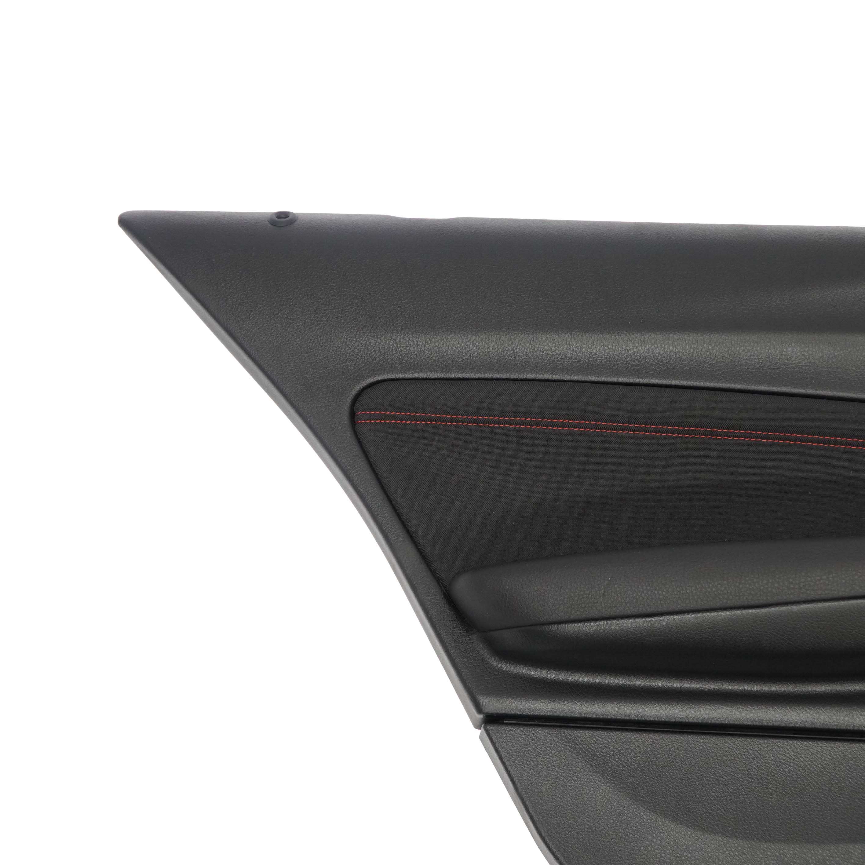 BMW F20 Carte Porte Arriere Gauche Tissu Noir Rouge