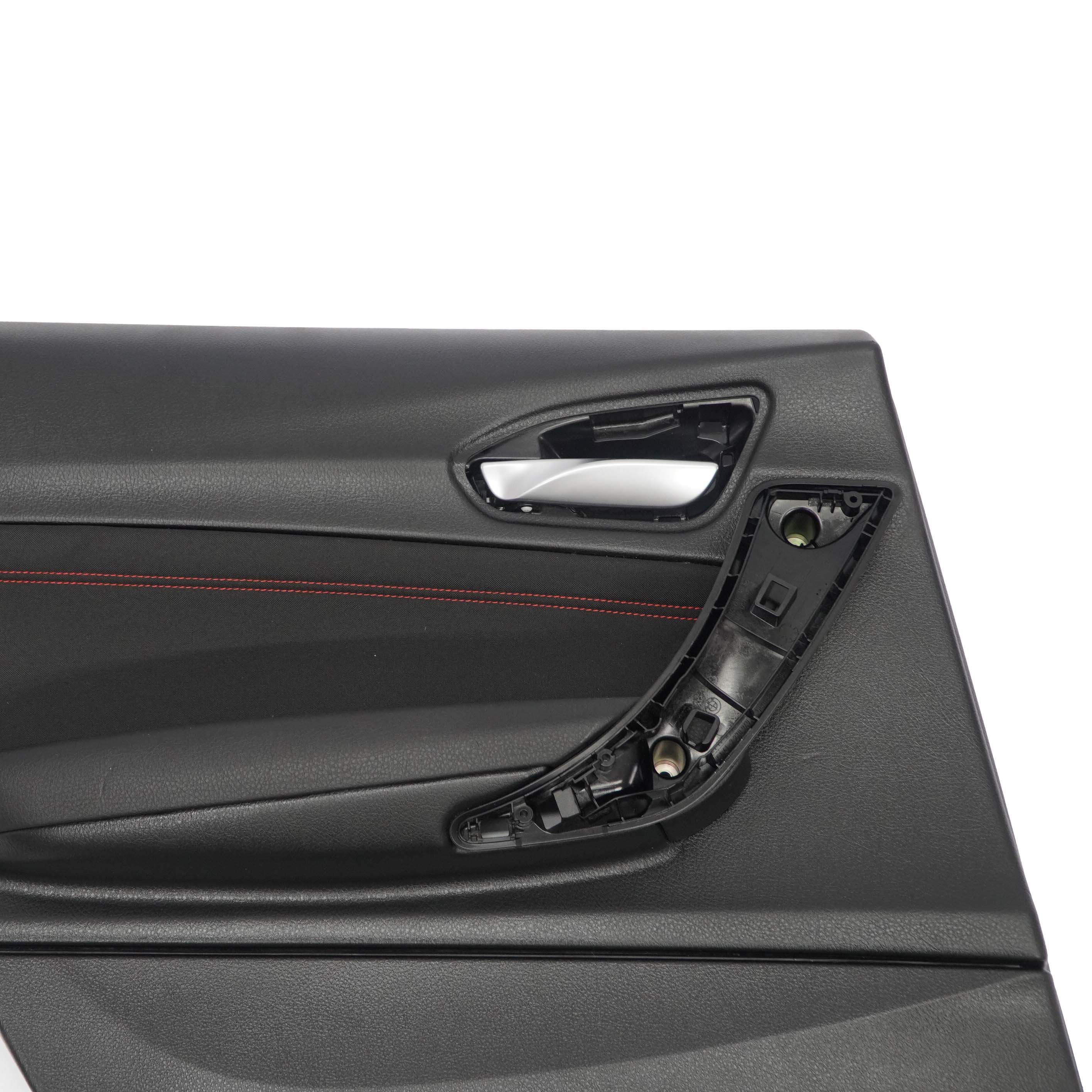 BMW F20 Carte Porte Arriere Gauche Tissu Noir Rouge