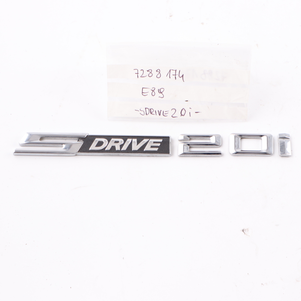 BMW Z4 E89 N20 Lettrage d'emblèmes d'insignes SDrive 20i Bordure logo 7288174