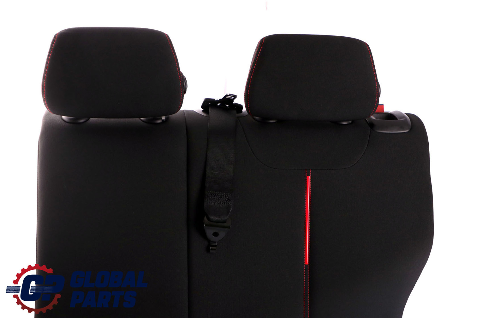 BMW 1 Series F20 F21 Rear Left Seat N/S Backrest Cover Cloth Fabric Black Red