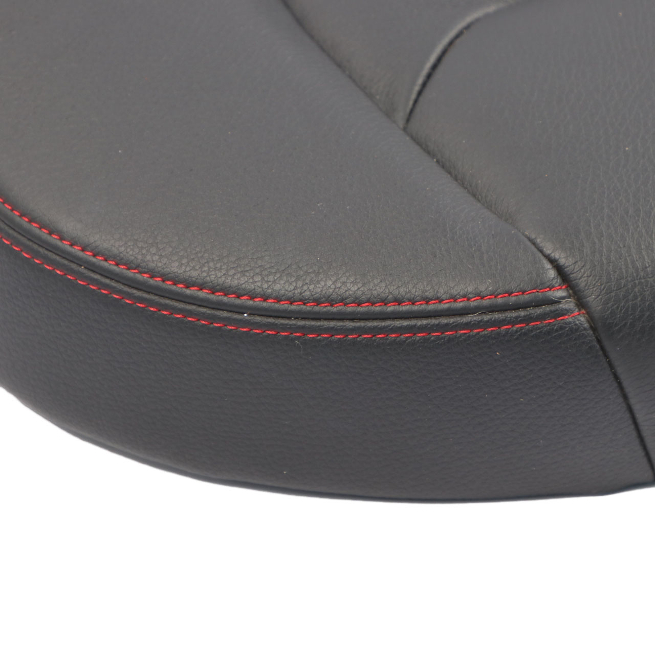 BMW F20 Rear Seat Bench Couch Sofa Cover Leather Dakota Black / Red Thread