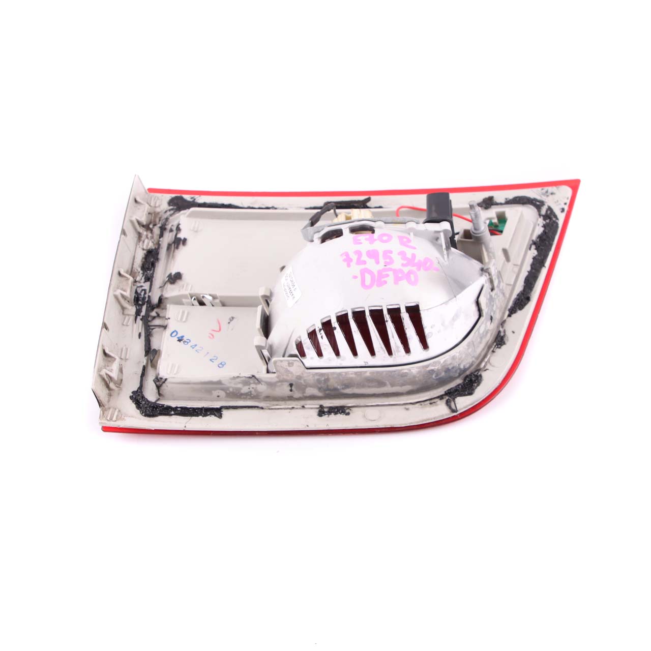 BMW X5 E70 Rear Light In Trunk Lid Boot Lamp Trim Right O/S DEPO 7295340