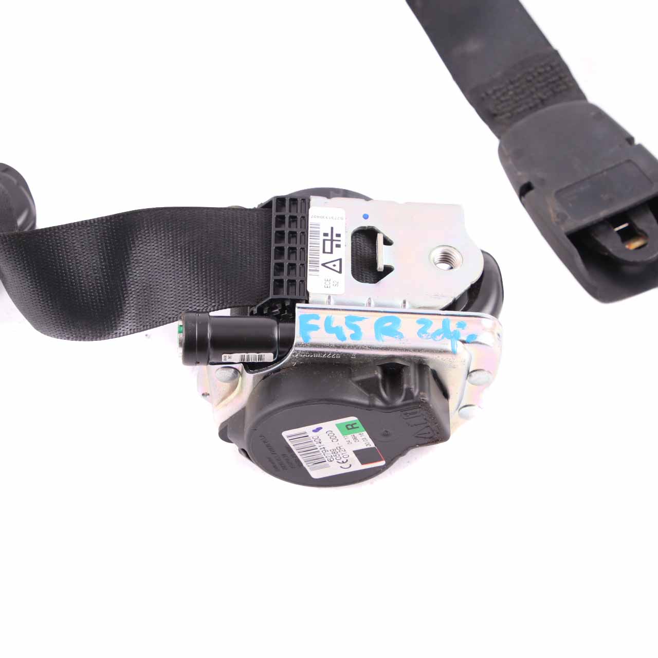 BMW F45 F46 Ceinture de sécurité supérieure avant droite noire 7313304