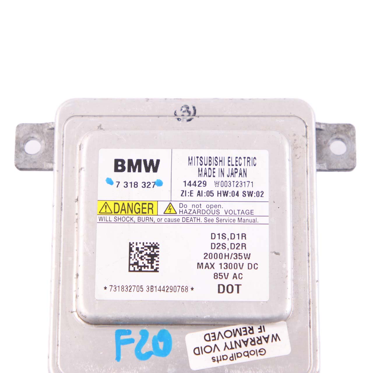 BMW E84 E90 LCI F10 F20 Mitsubishi Xenon Boite de Commande Phares ecu 7318327