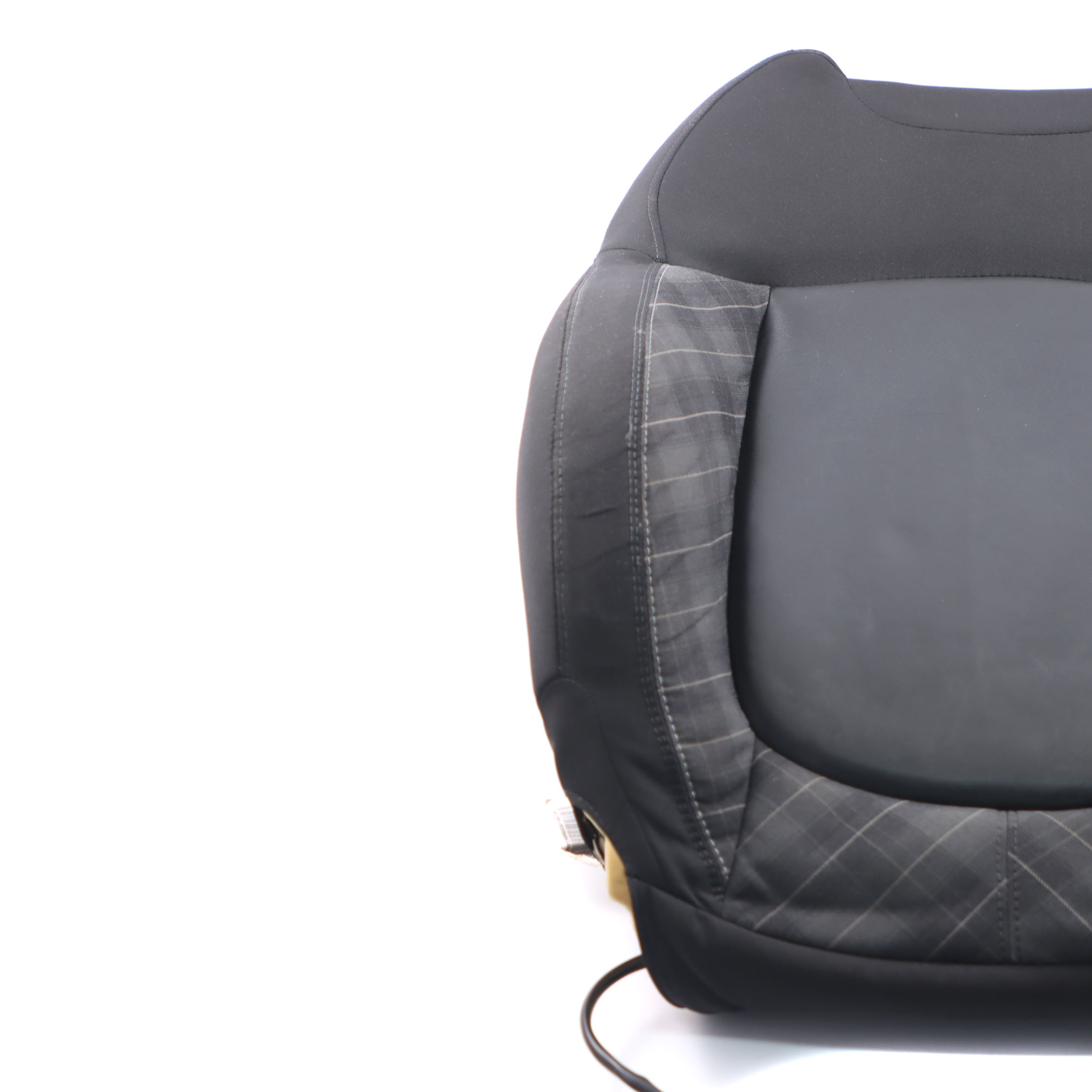 Mini F56 Front Right Sport Seat O/S Heated Backrest Cloth Fabric Diamond Black