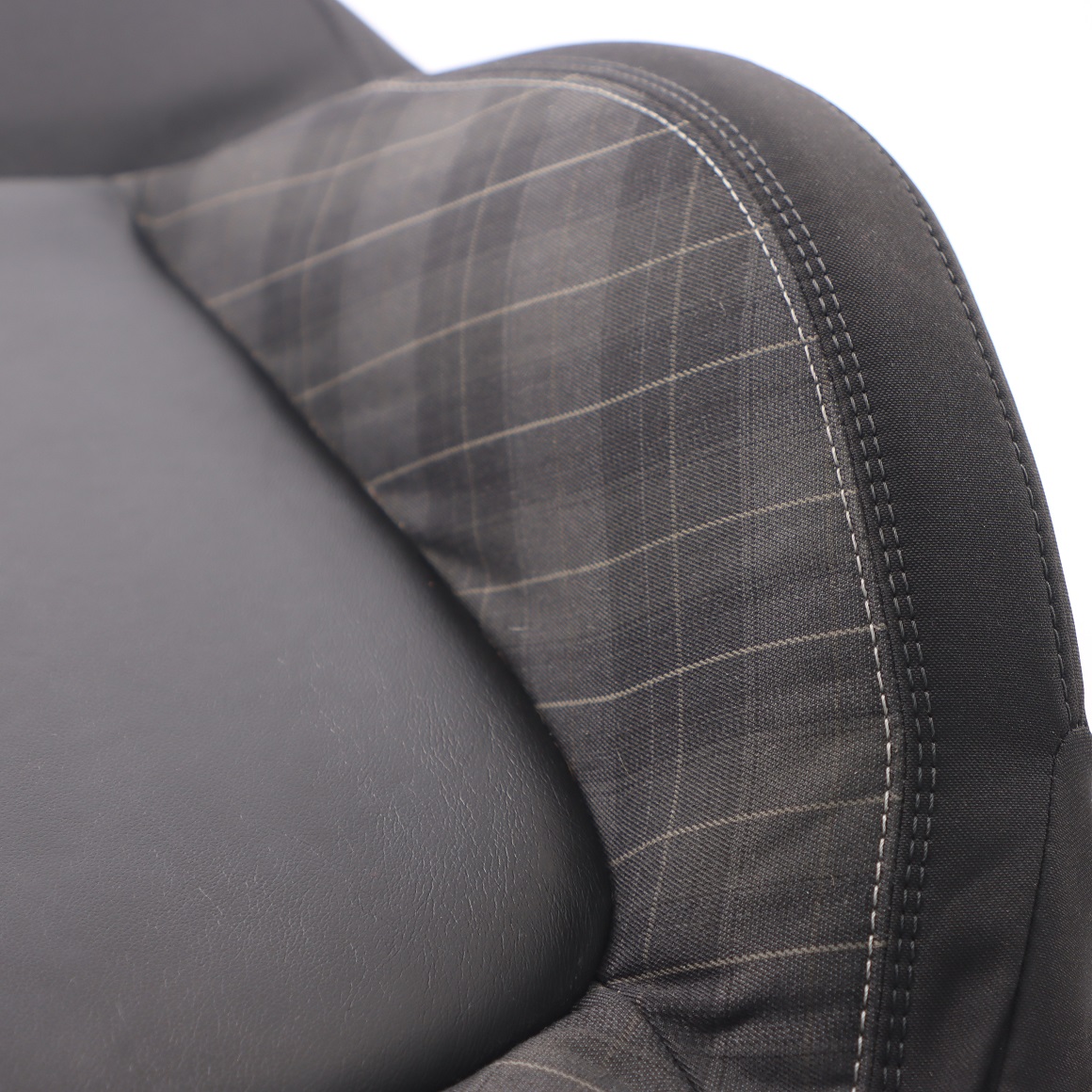 Mini F56 Front Right Sport Seat O/S Heated Backrest Cloth Fabric Diamond Black