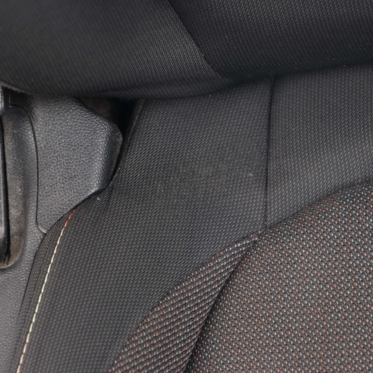 Mini Cooper One F60 Front Right O/S Cloth Seat Fabric Firework / Carbon Black