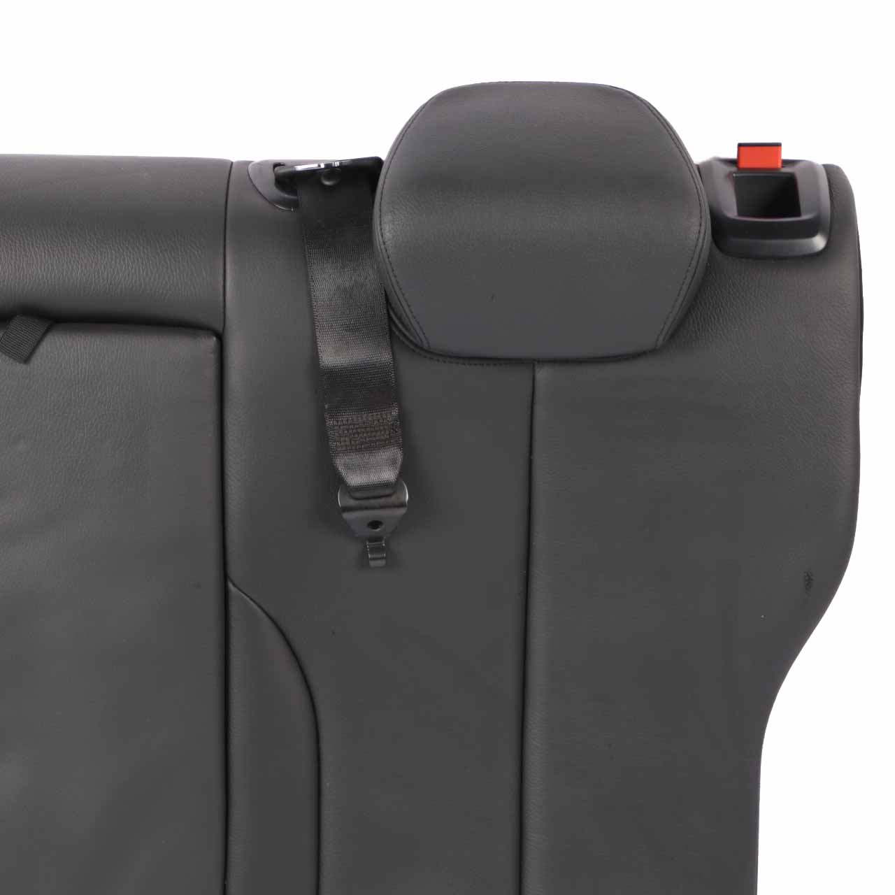 BMW F36 Seat Backrest Rear Left N/S Covering Black Leather Dakota