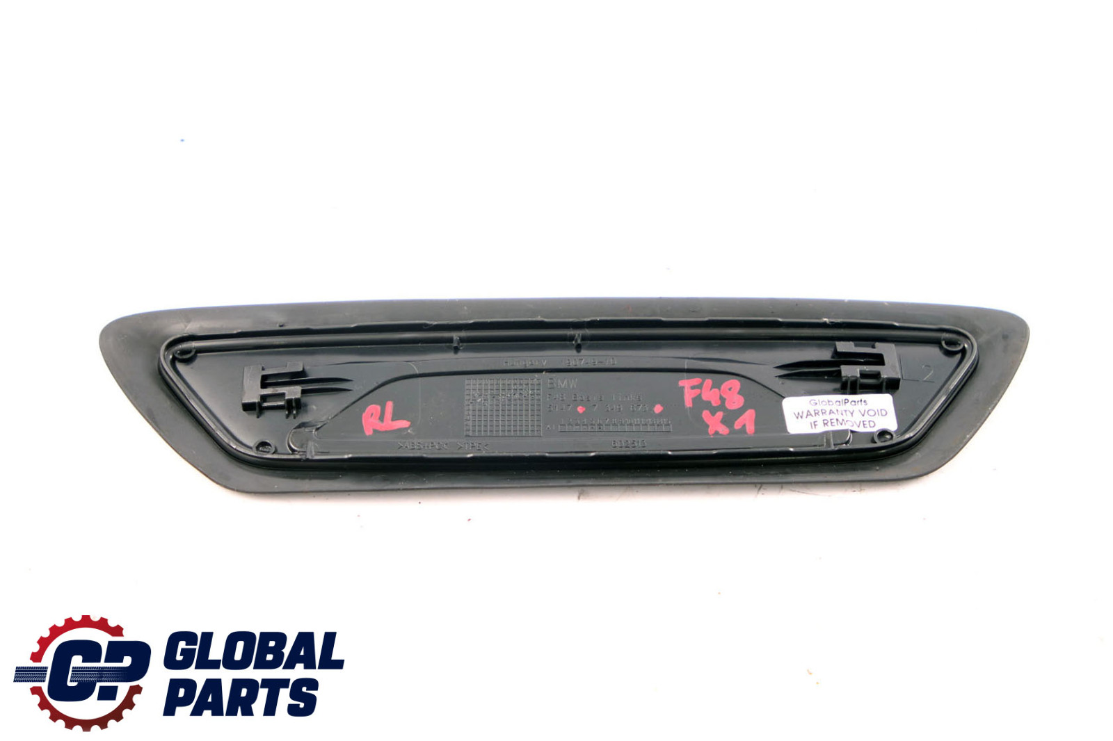 BMW X1 X2 Series F39 F48 Cover Strip Entrance Rear Left N/S Black 7349673