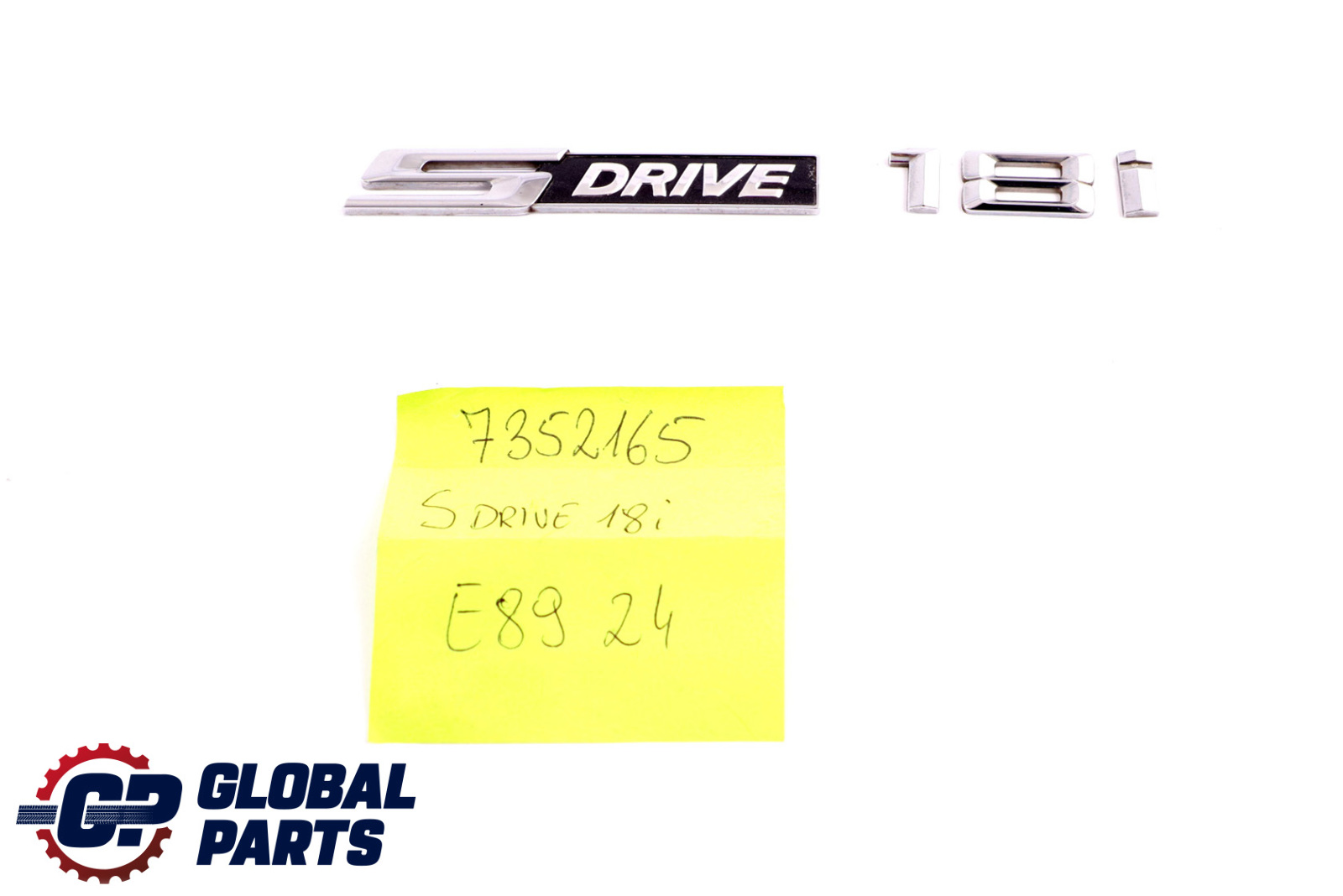 BMW Z4 E89 Lettrage S Drive 18i Emblème Logo 7352165