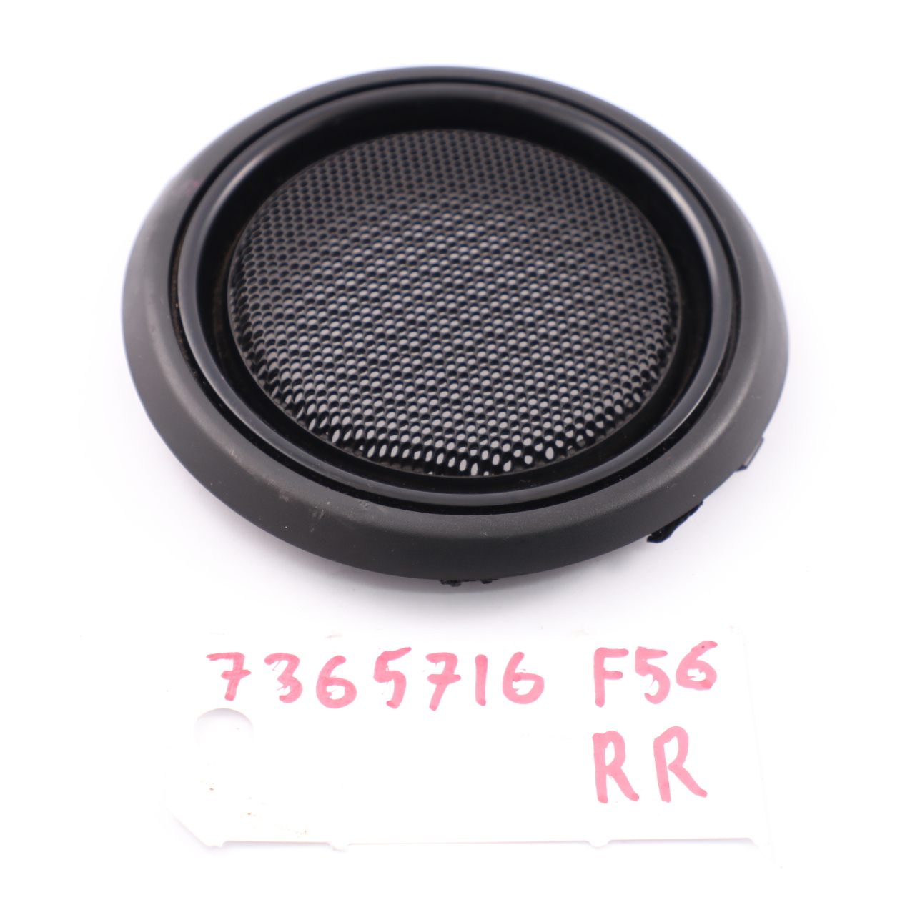 Mini F56 Enceinte Cache Grille Panneau arrière droit Carbone Noir