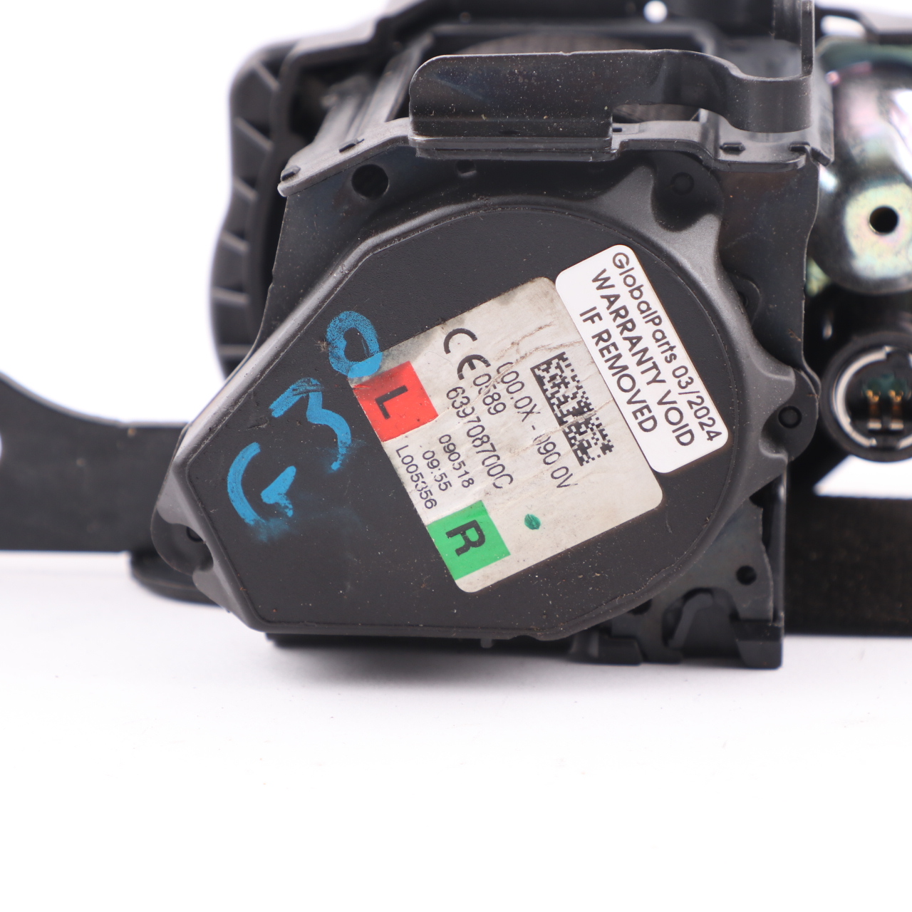 BMW G30 F90 M5 Ceinture sécurité supérieure arrière gauche droite noire 7429999