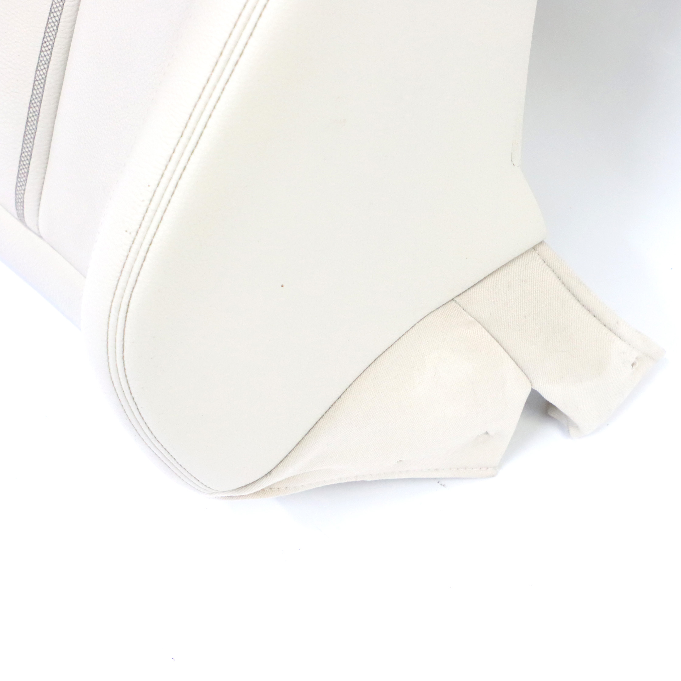 Seat Backrest BMW G30 G31 Front Right O/S Heated Cover Ivory White Leather