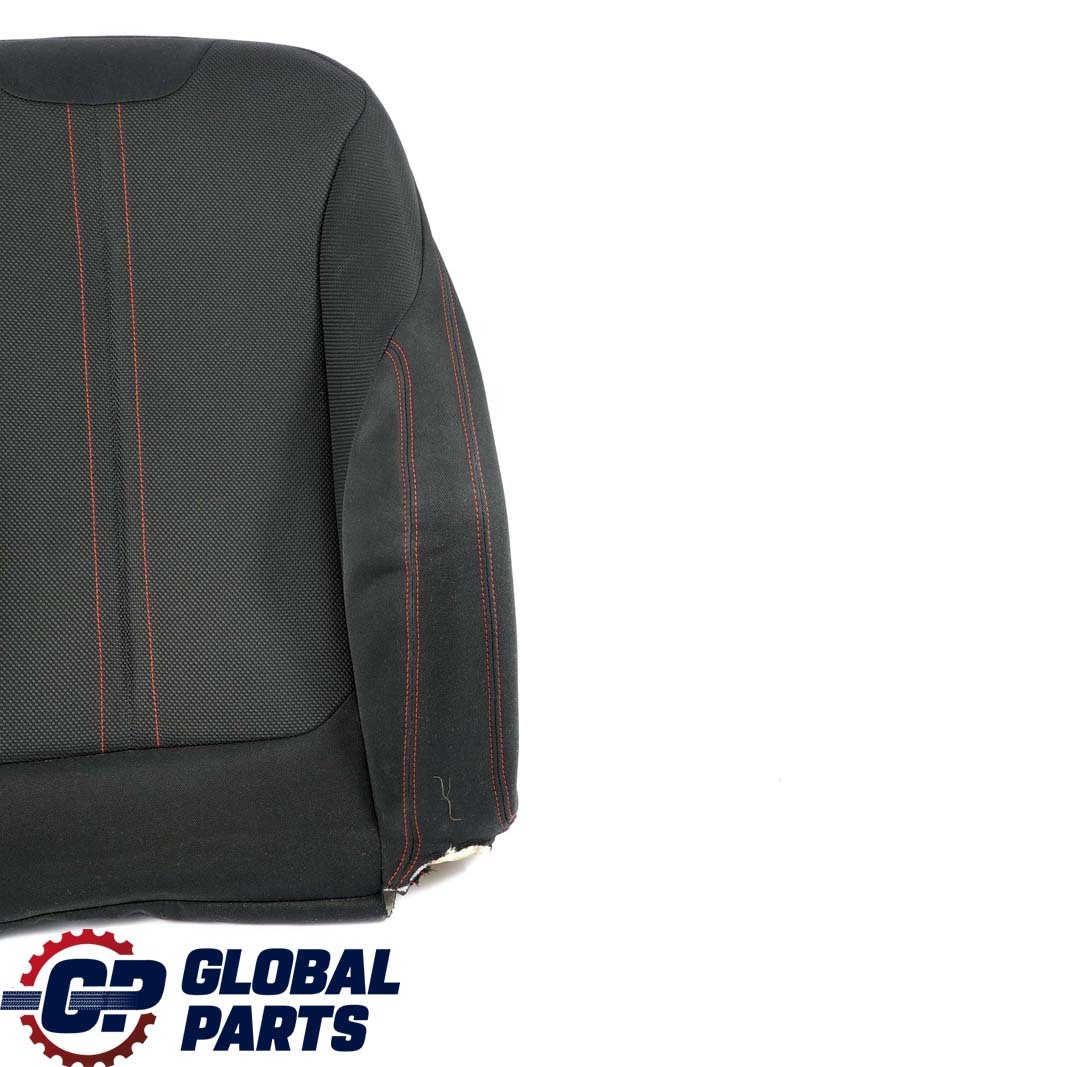 BMW F20 F30 LCI Front Right Sport Seat O/S Backrest Cover Cloth Anthracite Red