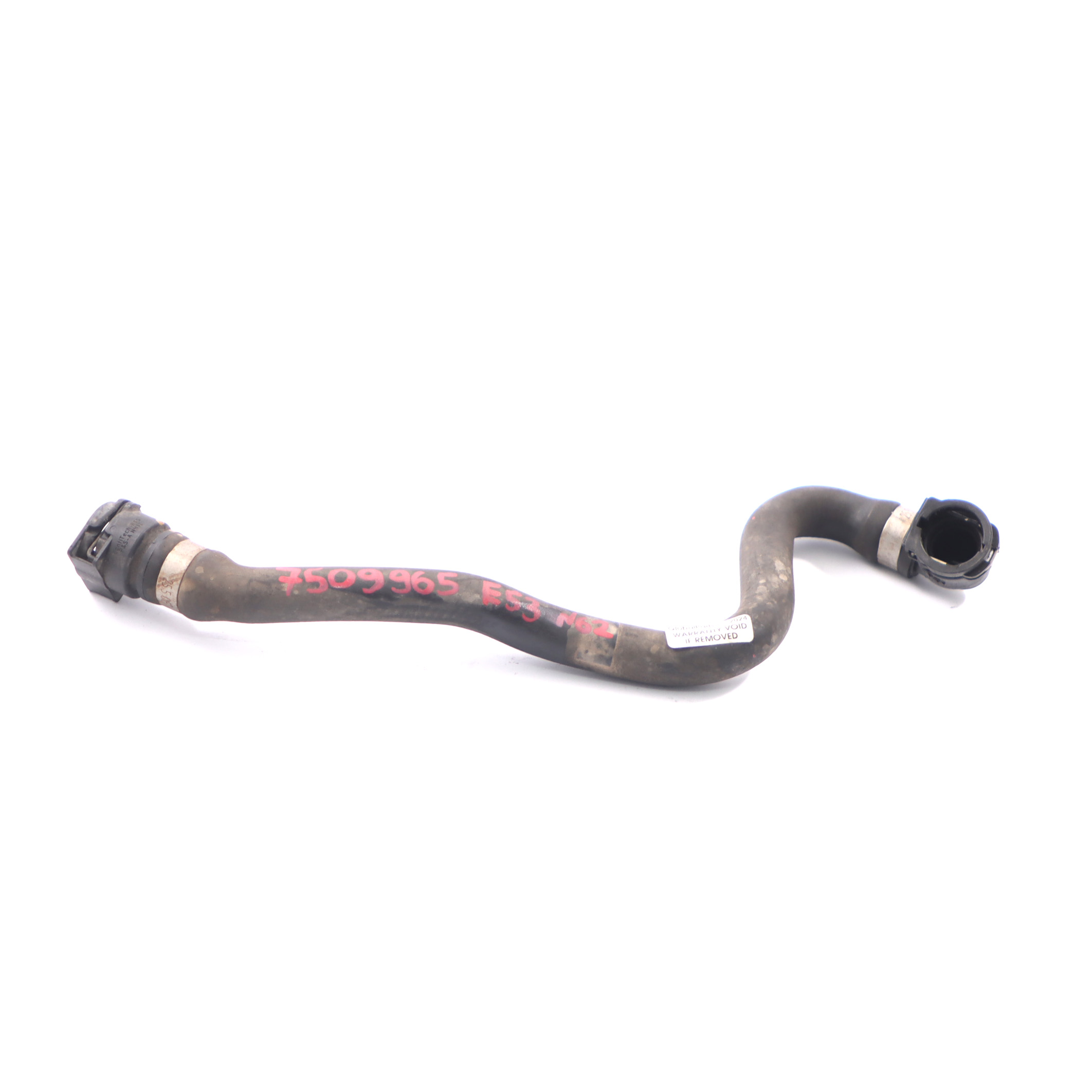 Tuyau de refroidissement BMW X5 E53 Moteur à essence N62 Ligne d'eau 7509965