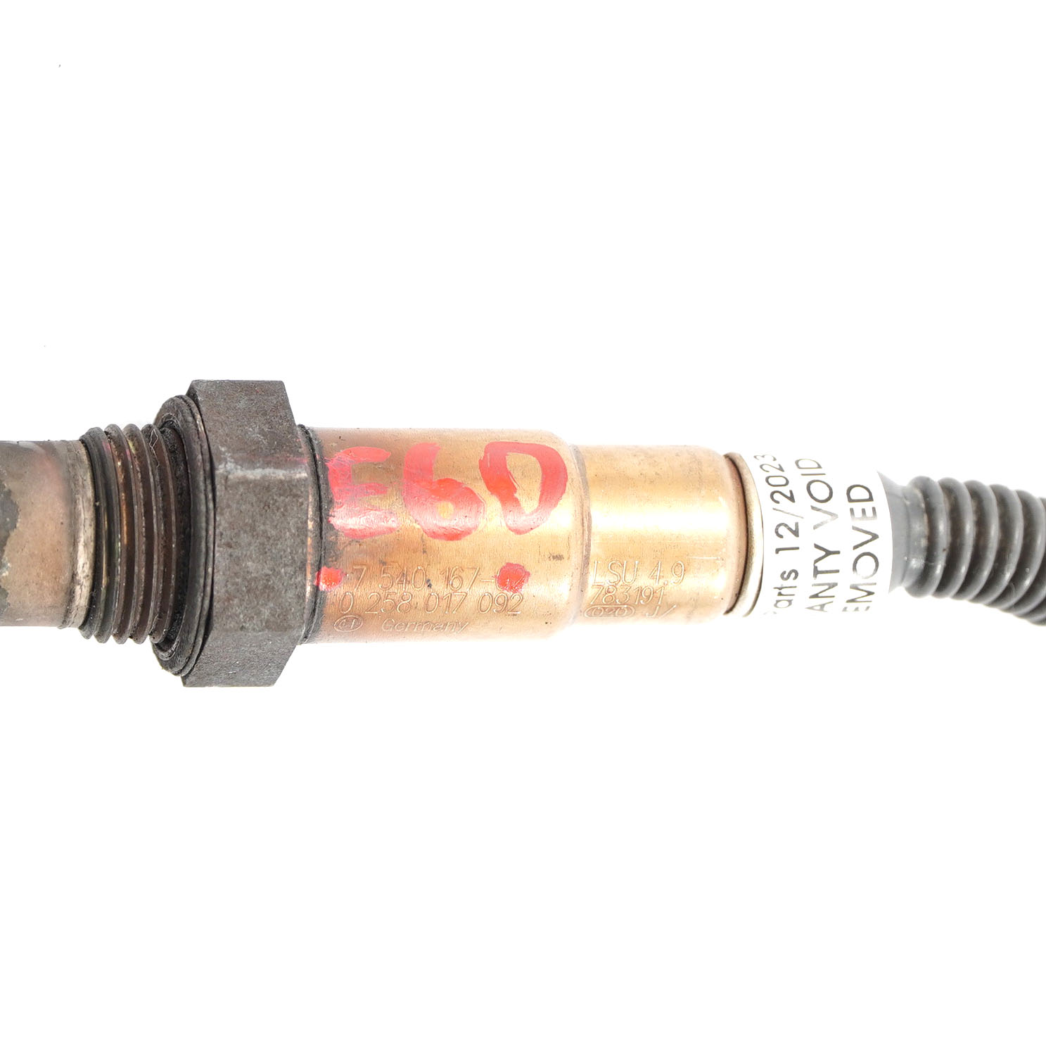 BMW E60 E61 E63 E64 E86 Sonde Lambda Oxygène L=950mm 7540167