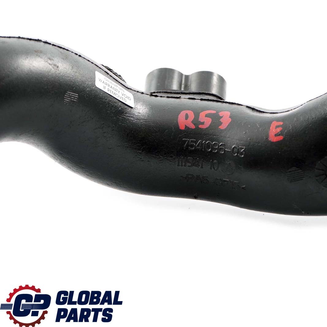 Mini Cooper S R52 R53 W11 Conduit D'Admission Ladeluftk uhlung Tuyau 7541096