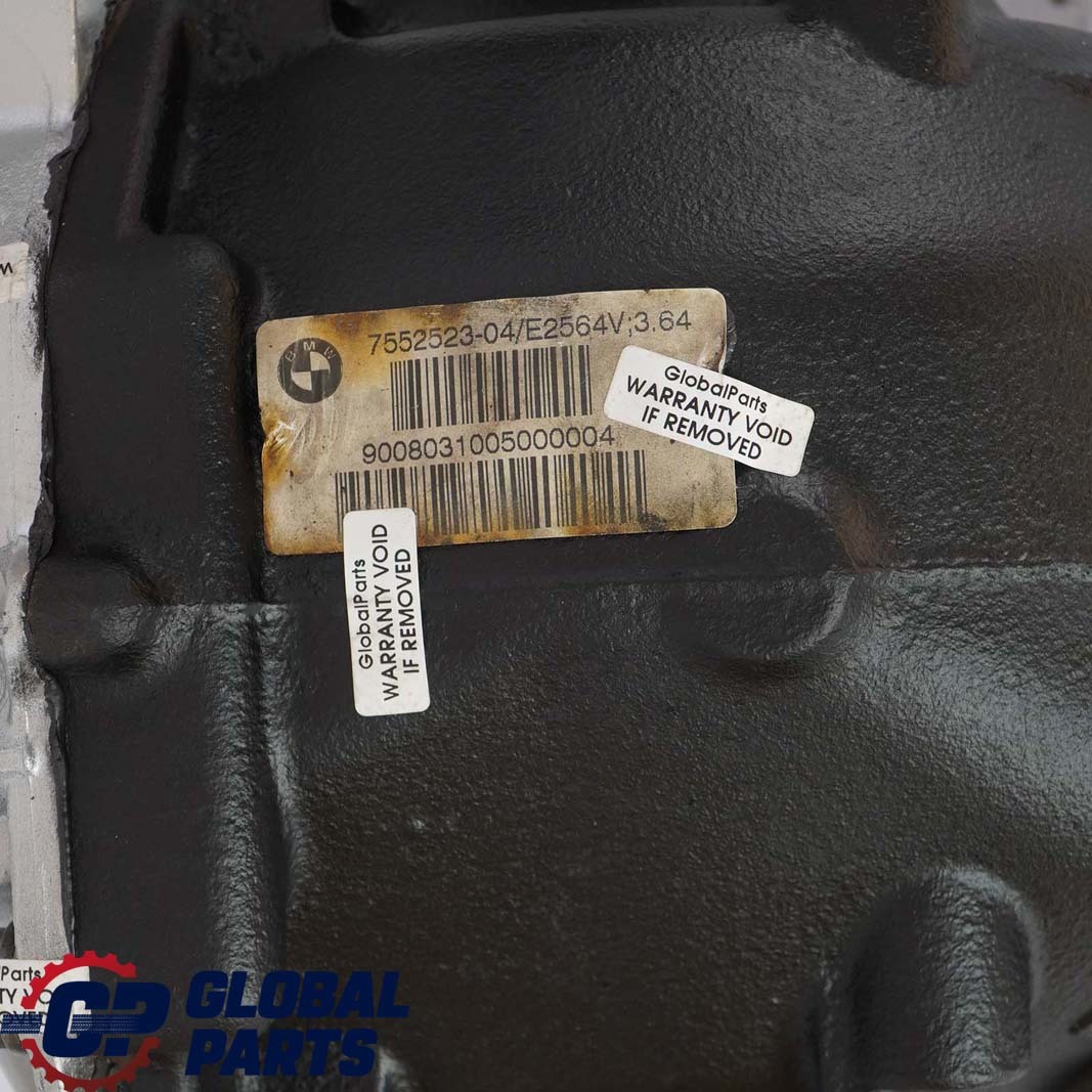 BMW X5 E70 3.0d 3.0sd M57N2 Différentiel arrière 3,64 Ratio 7552523 GARANTIE