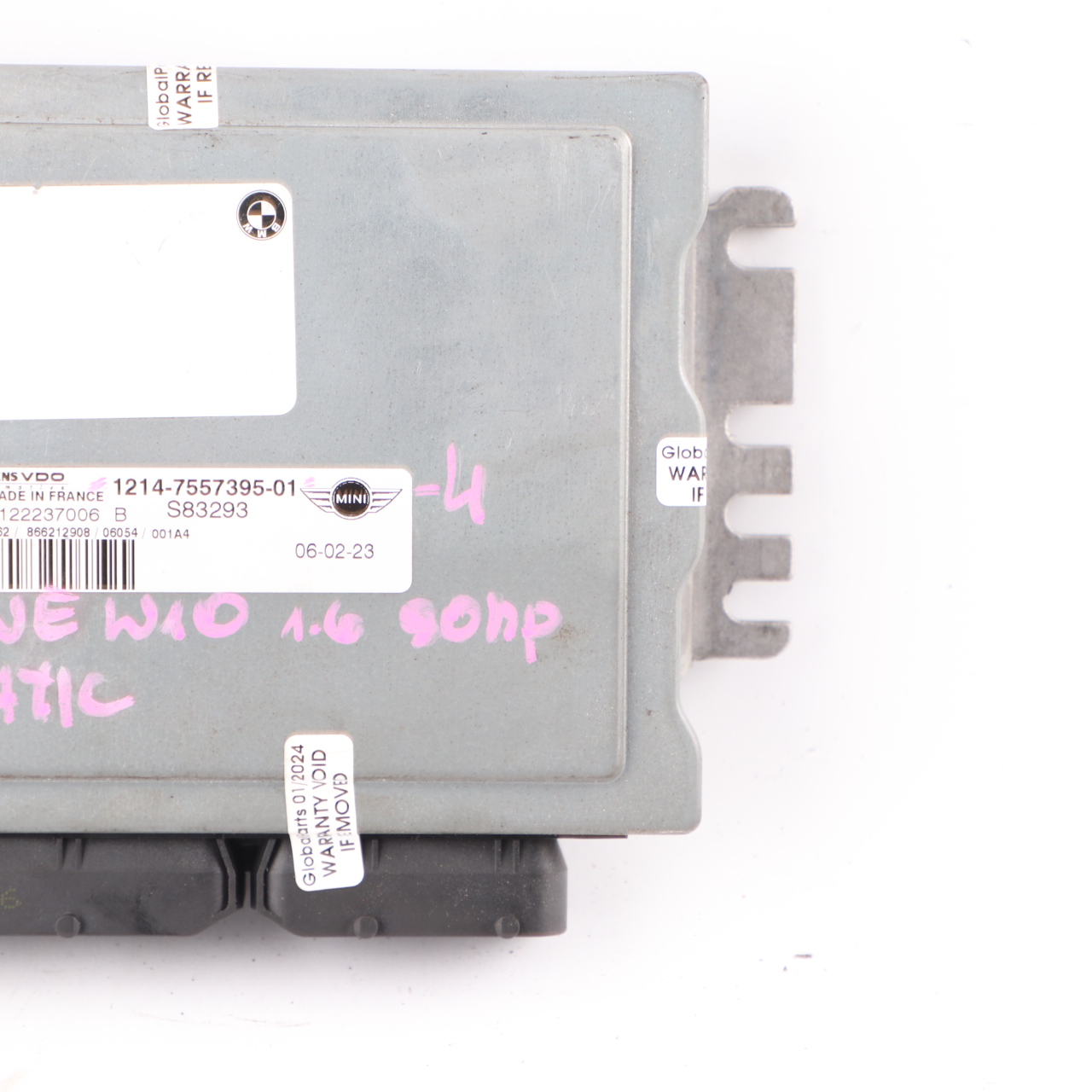 Mini One R50 R52 W10 1.6 90HP Engine Control Unit ECU Module 7557395 Automatic