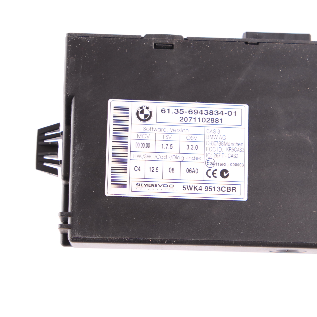 BMW E87 E90 E91 120i 320i N46 150HP ECU Kit DME 7565300 CAS3 + Key Manual