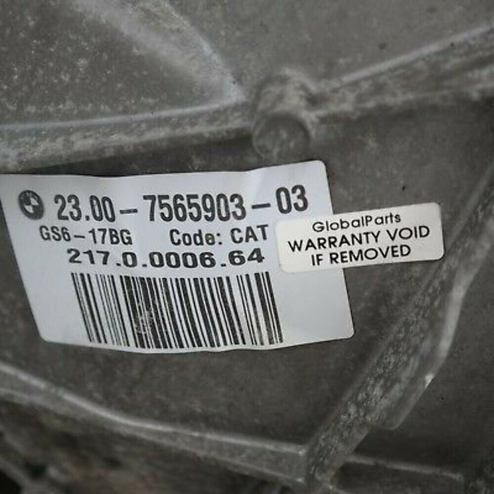 BMW E60 E90 325i 525i N52 N53 6 Rayon Transmission Manuelle GS6-17BG de GARANTIE