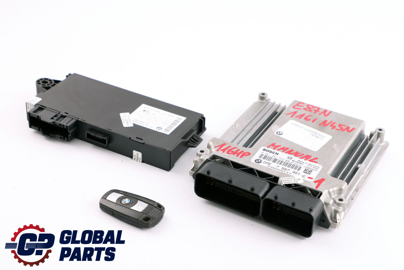 BMW 1 3 Series E81 E87 LCI E90 116i 316i N45N ECU Kit DME 7567321 + CAS3 + Key