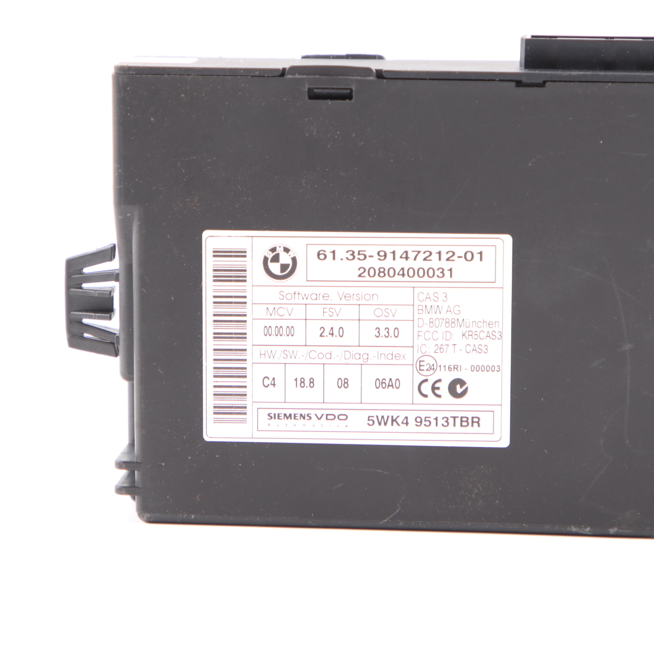 BMW E87 LCI E90 120i 320i Petrol N43 170HP ECU Kit DME 7579142 CAS3 Key Manual