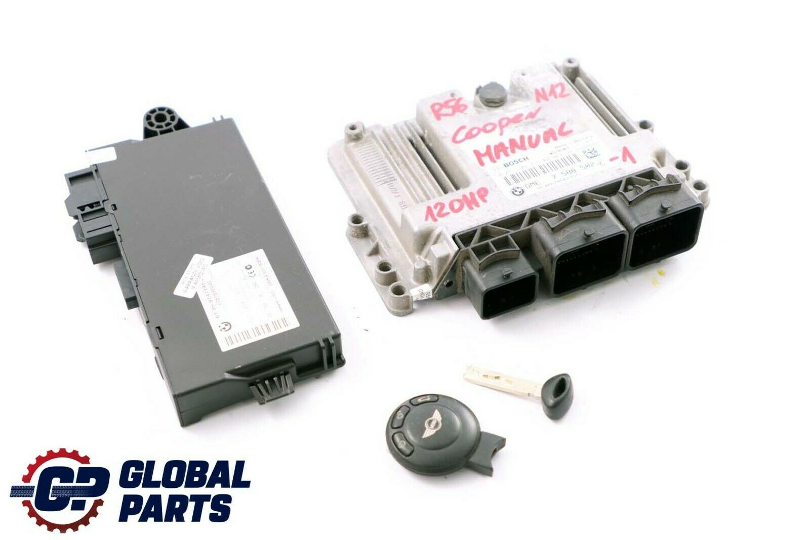 BMW Mini Cooper R55 R56 N12 1.6 Petrol Engine ECU Kit DME 7588502 CAS3   Key