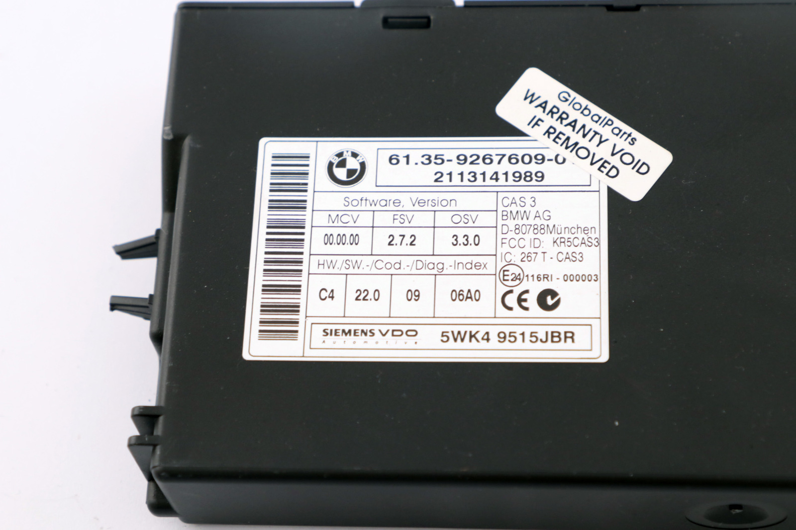 Mini Cooper S JCW R56 N14 1.6 211HP ECU Kit DME CAS3 Key 7590857 Manual