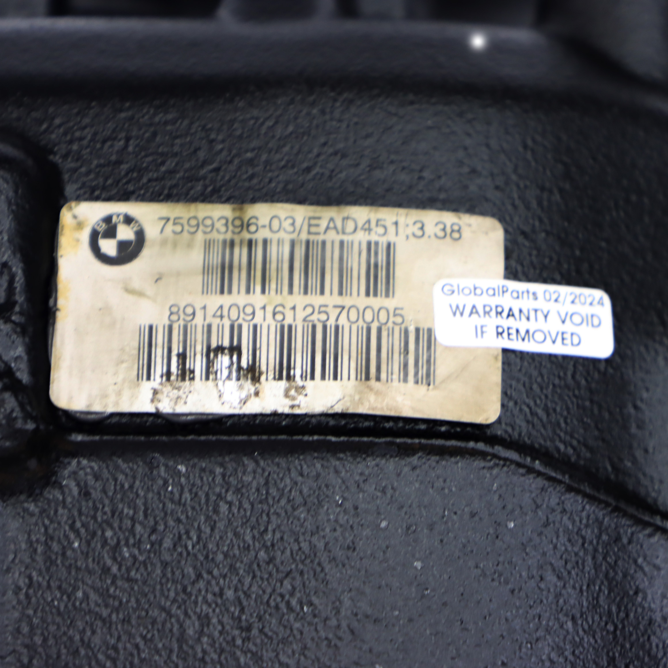 BMW X1 E84 20iX 28iX N20 Essieu arrière Différentiel Diff 3,38 7599396 GARANTIE