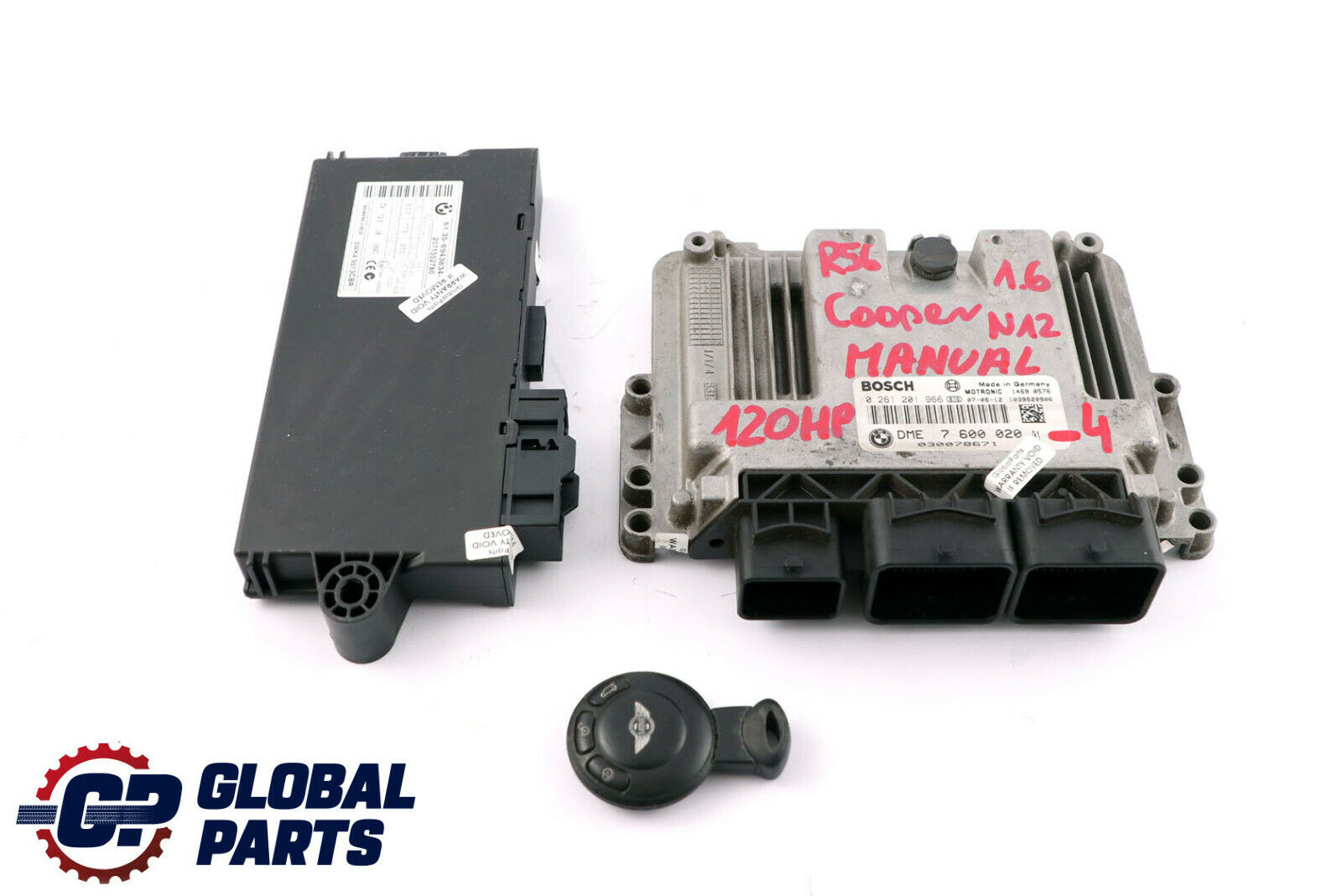 Mini Cooper R55 R56 N12 1.6 120HP ECU Kit DME 7600020 CAS3 Manuel Des Cles