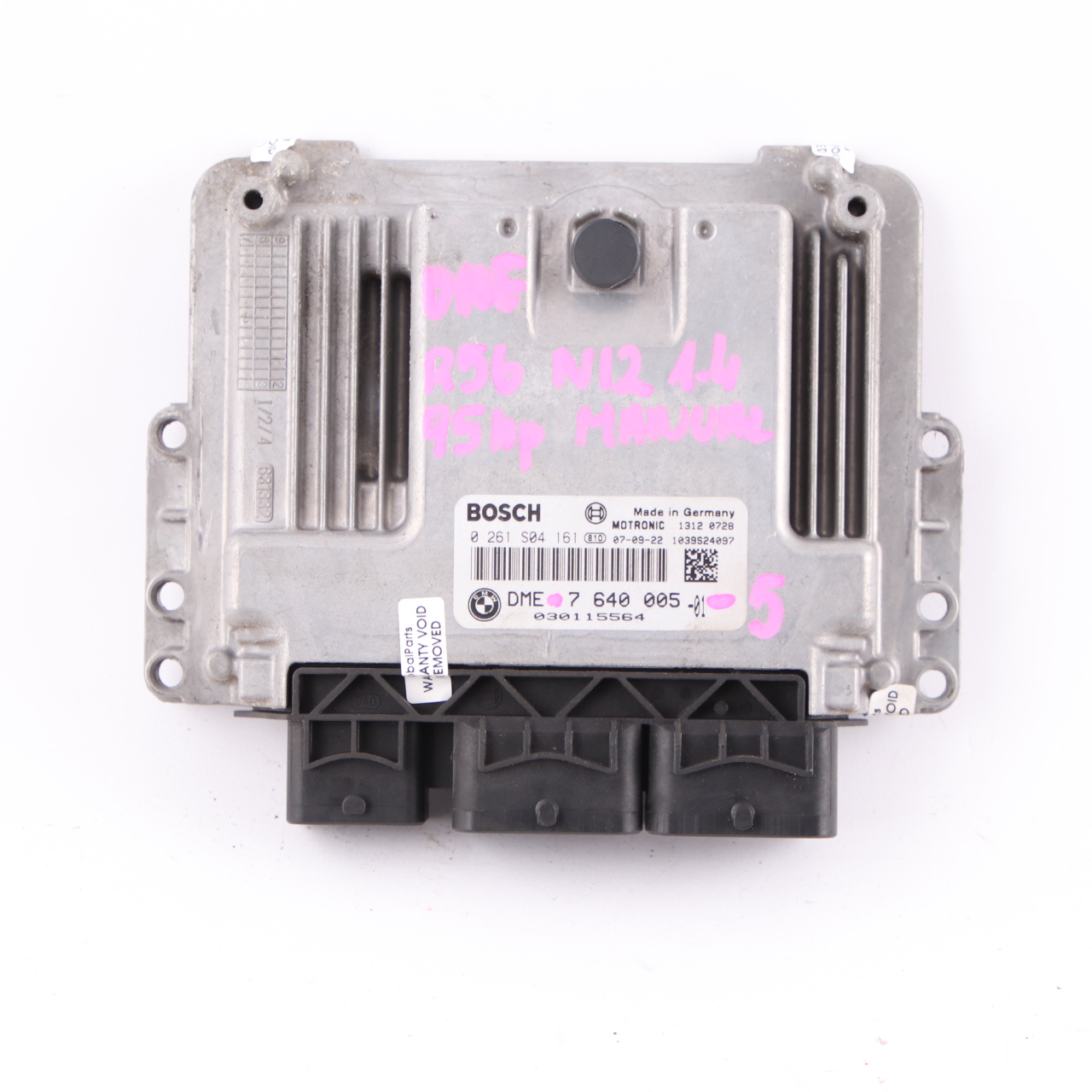 Mini One R55 R56 N12 1.4 95HP ECU Kit Engine DME 7640005 CAS3 + Key Manual