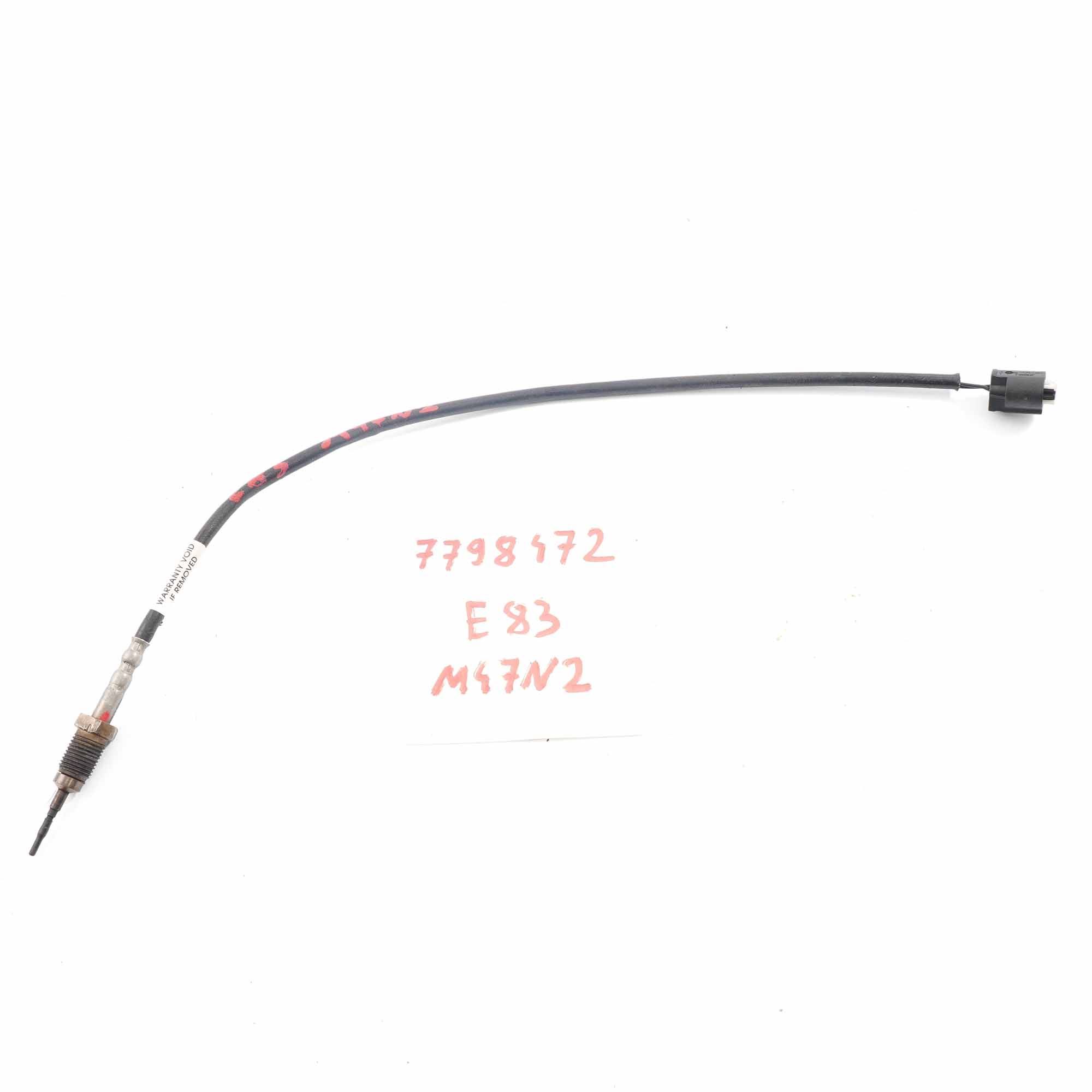 BMW X3 E83 2.0d Sonde de Température d'échappement 7798472