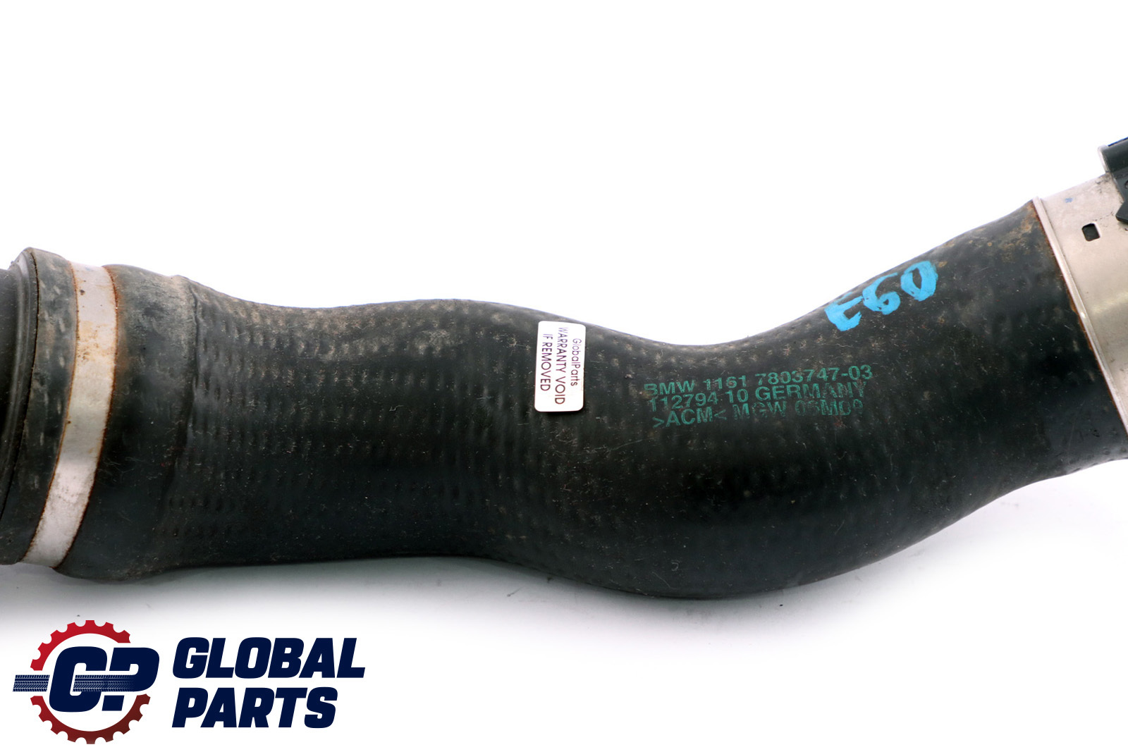 BMW E60 E61 LCI N47 520d Turbo Intercooler Air Charge Line Hose 7803747