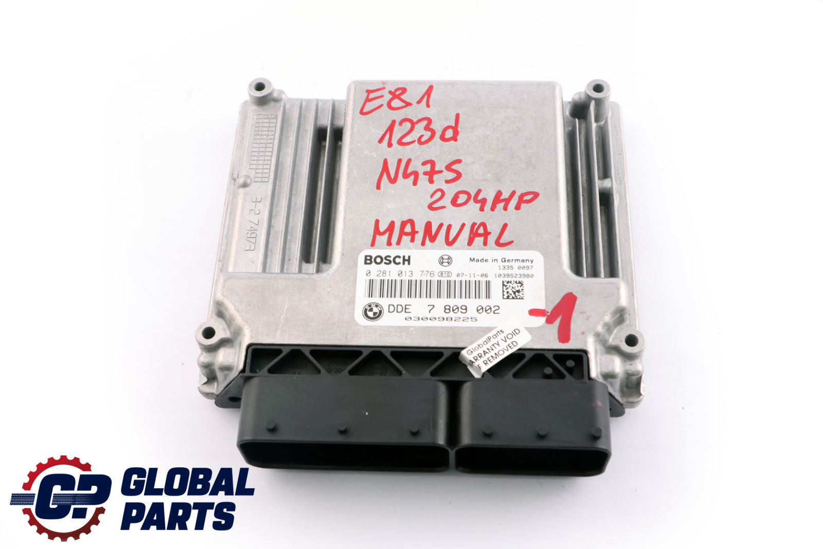 BMW E81 E82 E87 LCI N47S 123d Engine Control Unit DDE 7809002 Manual