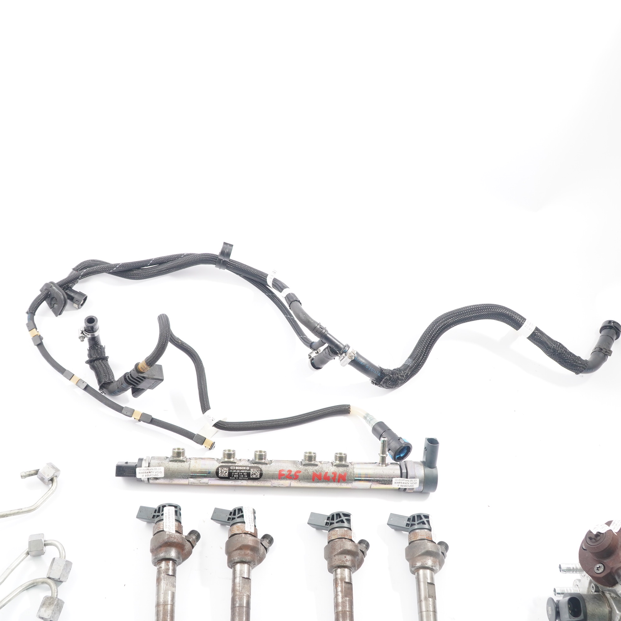 BMW X3 F25 18d 20dX N47N Système D'injection Carburant Ensemble D'injecteurs