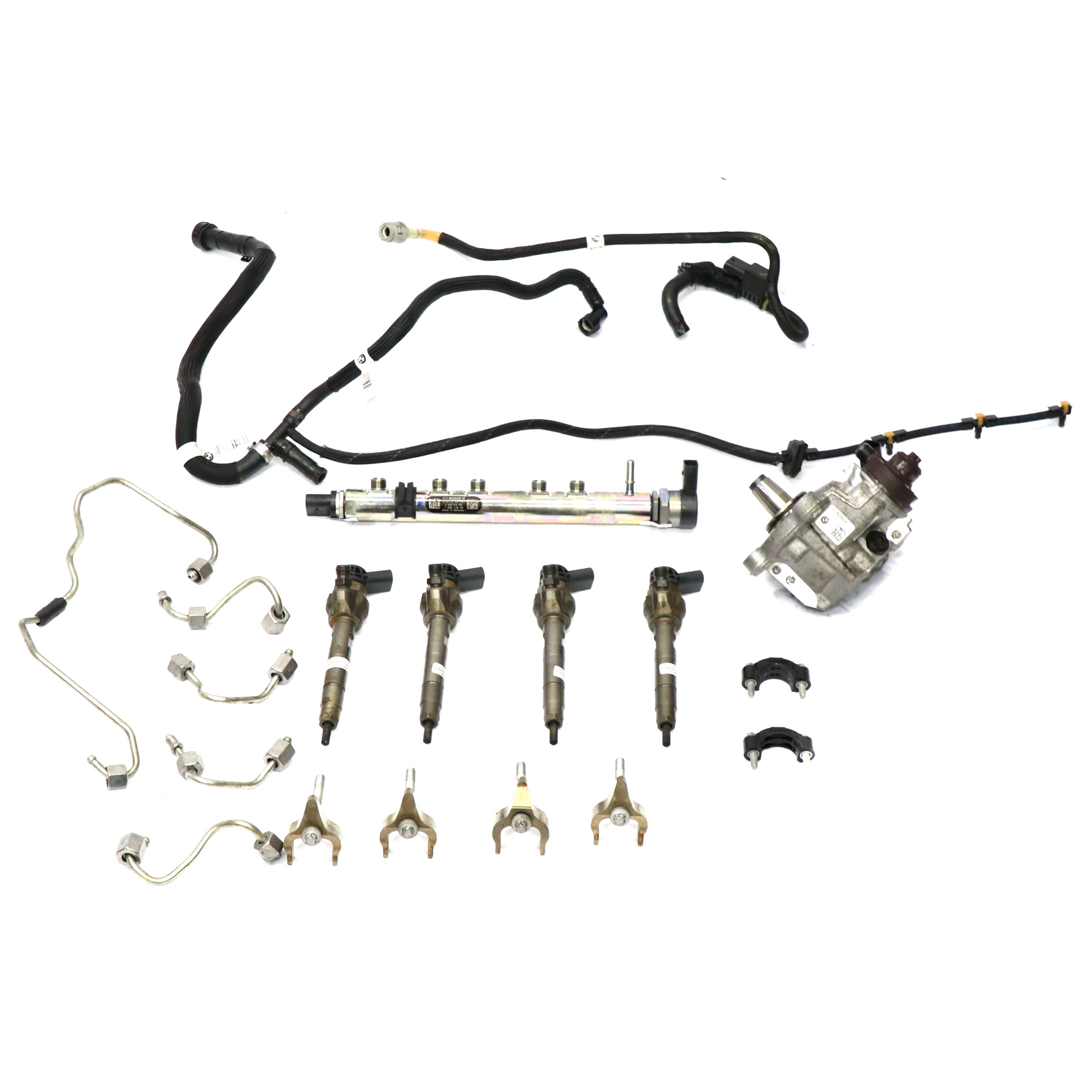 BMW F10 F11 520d N47N 184HP Diesel Fuel Pump Injector Injection System Set