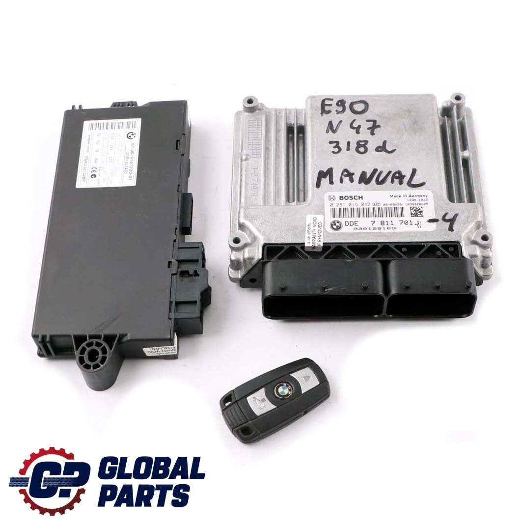 BMW E87 LCI E90 118d 318d Diesel N47 Diesel ECU KIT DDE 7811701 + CAS3 + Key