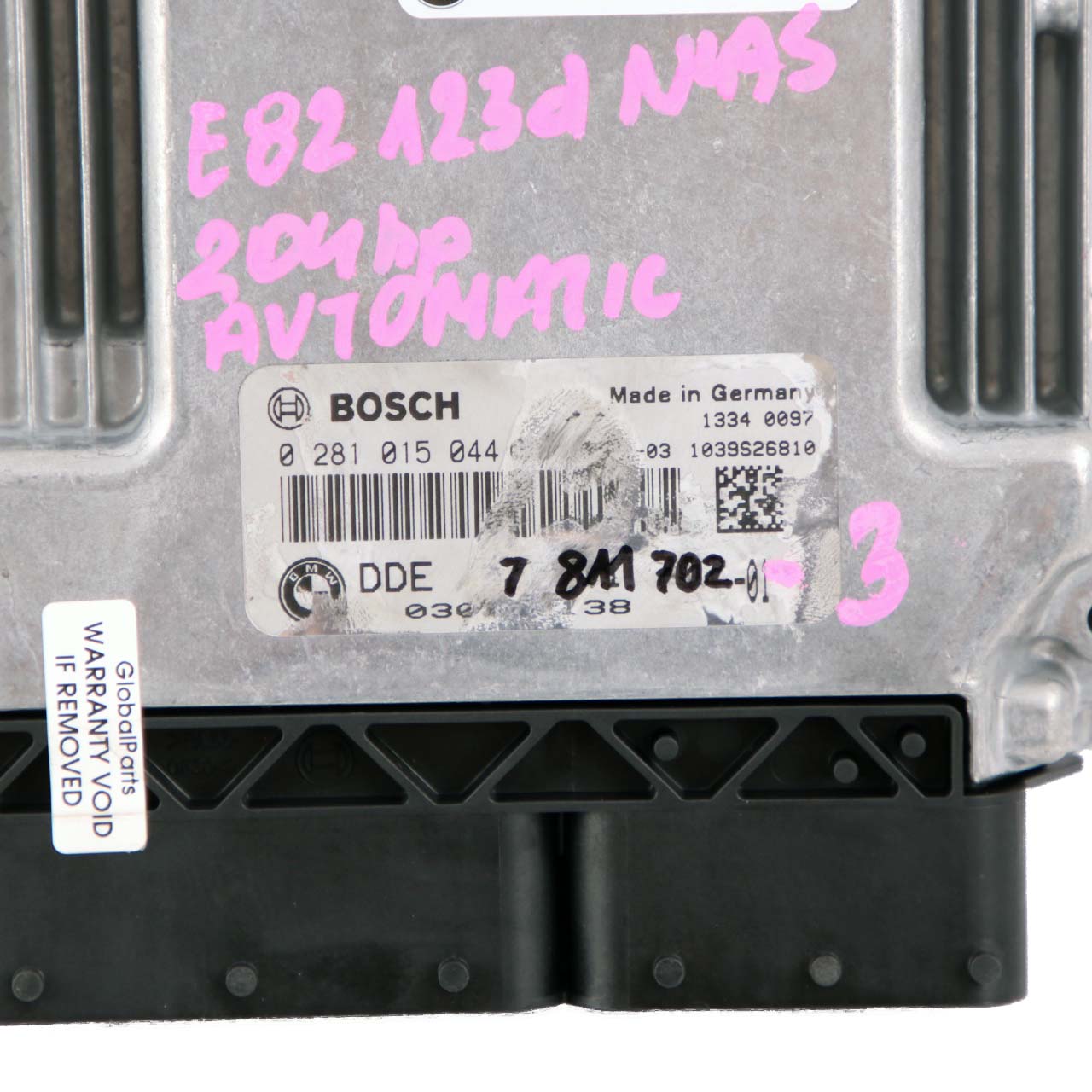 BMW E81 E82 E87 LCI E88 N47S 123d Kit ECU DDE 7811702 CAS3 Key Automatic