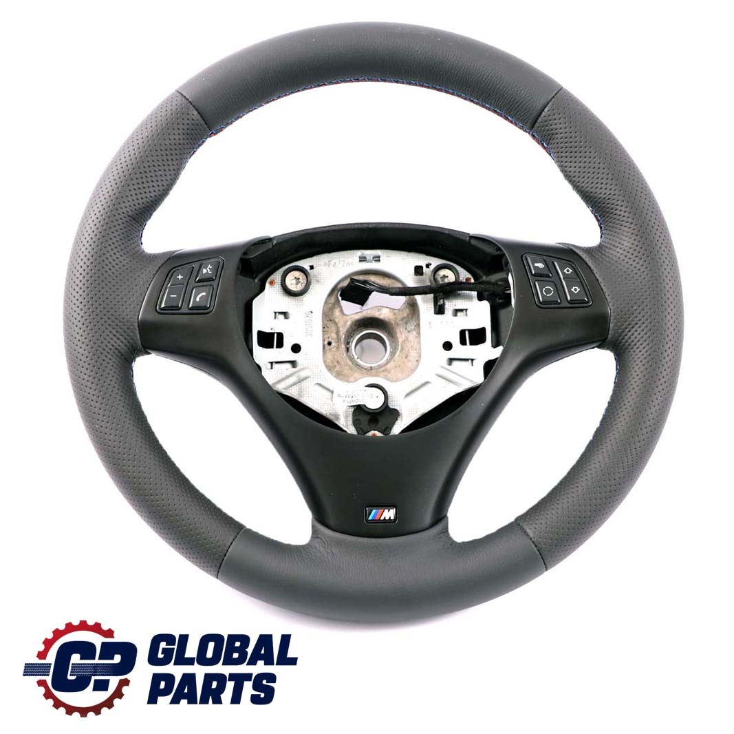 BMW E81 E82 E87 E90 E91 E92 E93 NEW Black Leather M-Sport Thick Steering Wheel