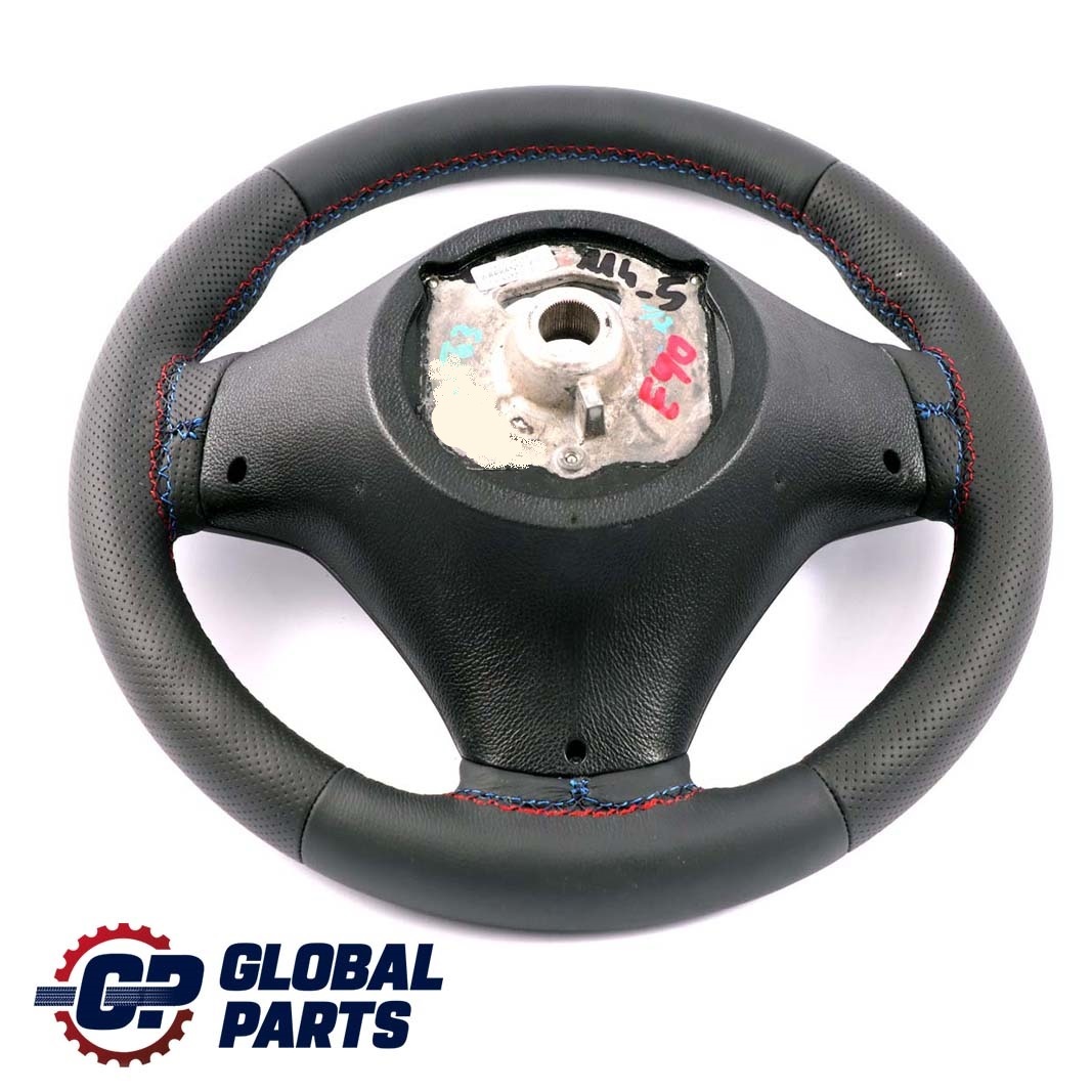 BMW E81 E82 E87 E90 E91 E92 E93 NEW Black Leather M-Sport Thick Steering Wheel