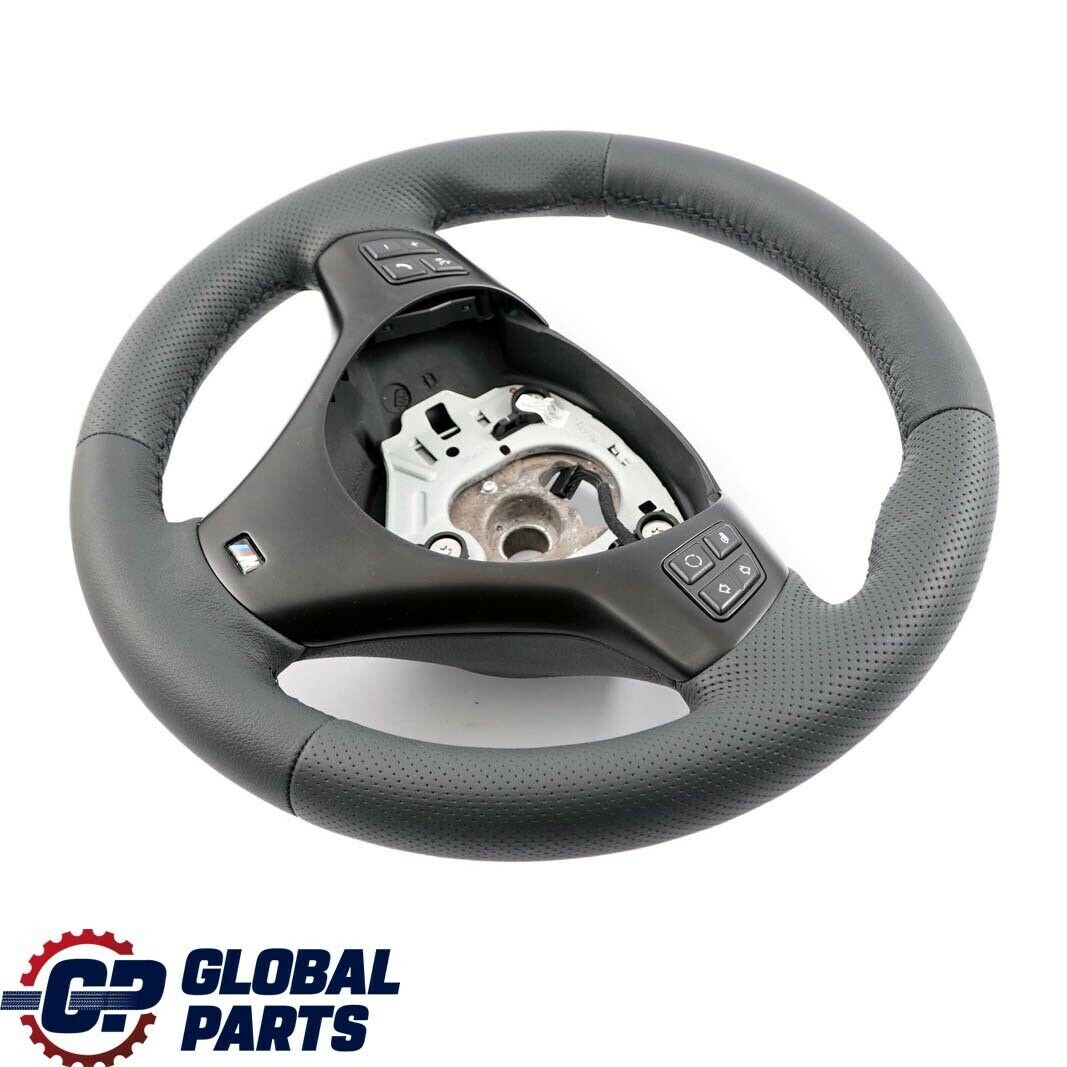 BMW E81 E82 E87 E88 E90 E91 E92 NEW Black Leather M-Sport Thick Steering Wheel